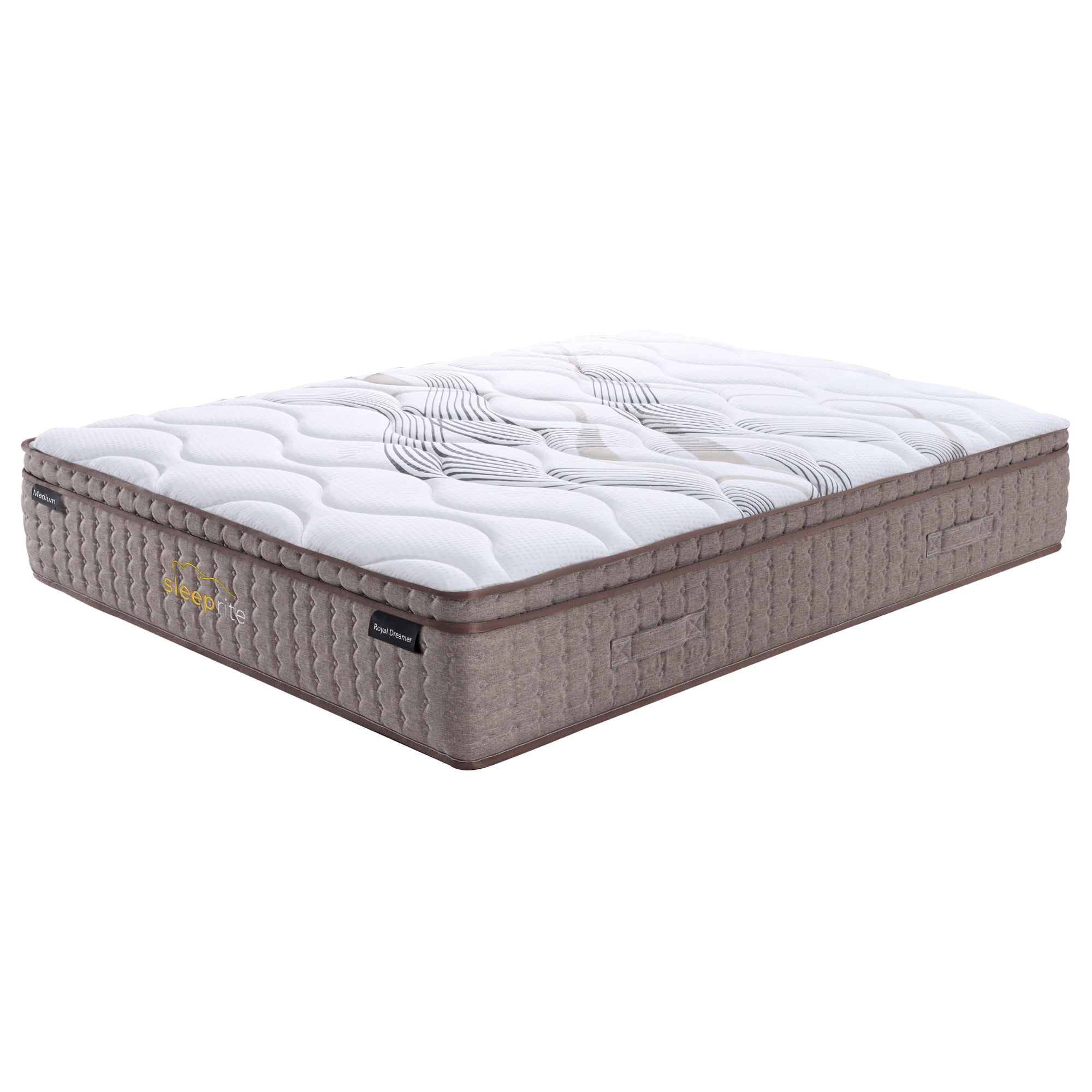 Royale Dreamer Medium Mattress 30cm Luxury Top 7 Zones Pocket Spring - King