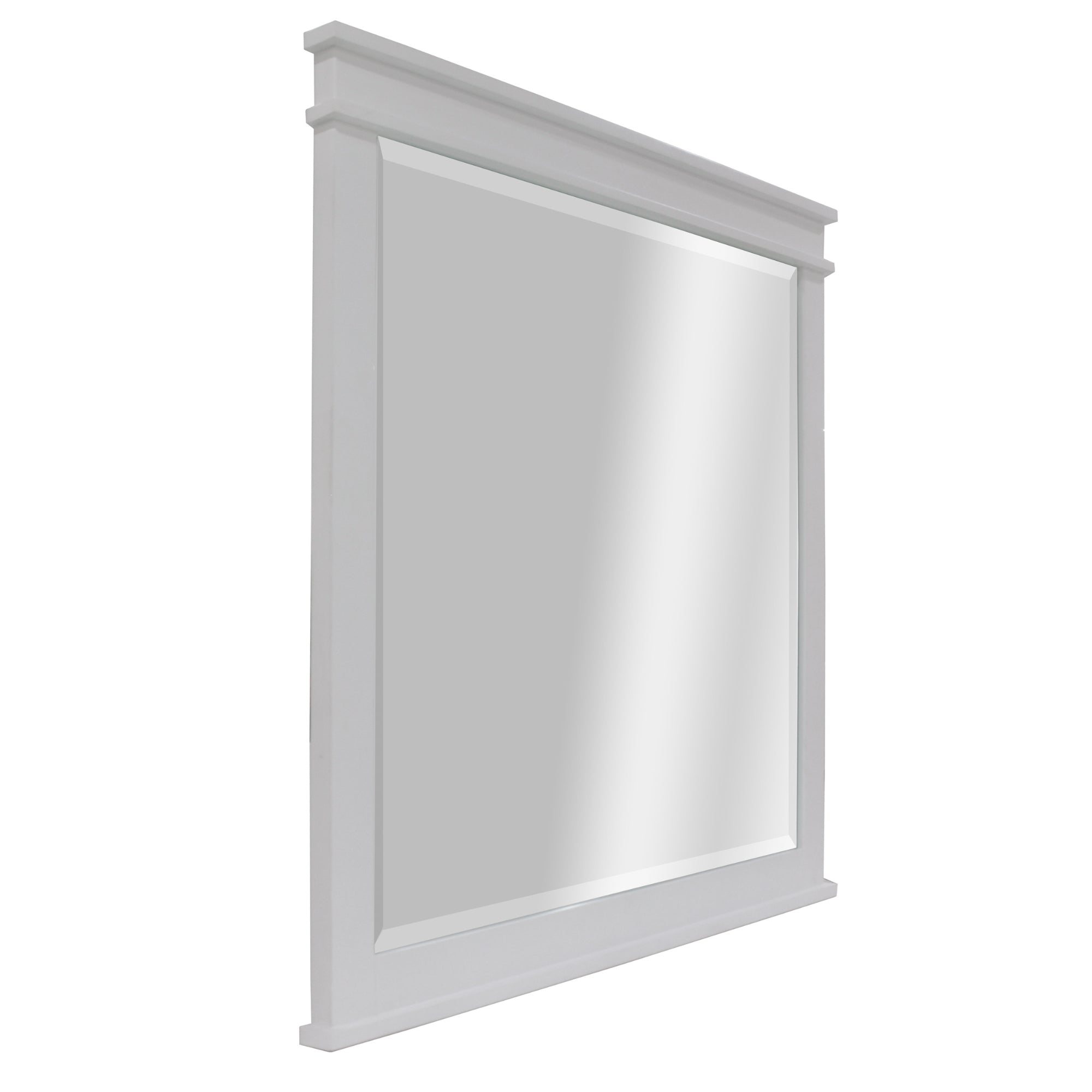 Lily Dresser Mirror Vanity Dressing Table Solid Pine Wood Frame - White