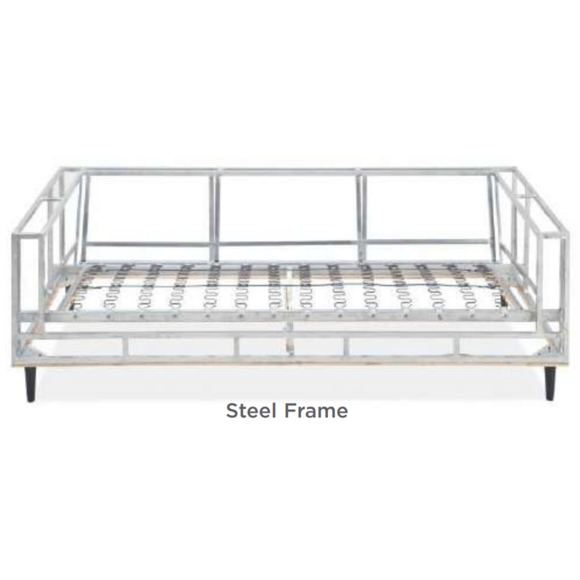 Athena 2 Seater Sofa Fabric Uplholstered Lounge Couch - Saddle