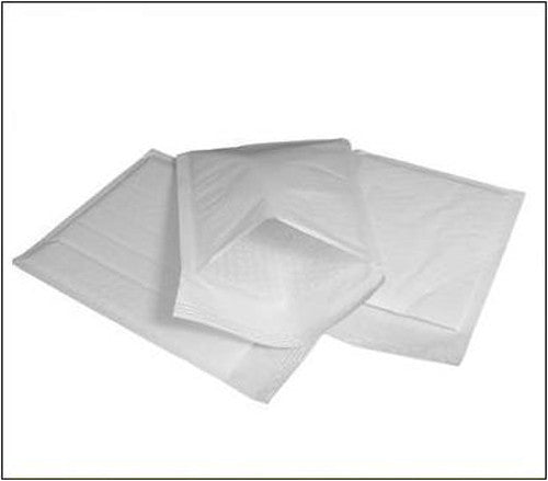 50 Piece Pack - 22.5cm x 15cm White Bubble Padded Envelope Bag Post Courier Shipping SMALL Self Seal