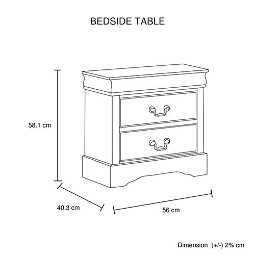 Bedroom Suite Solid MDF King White
