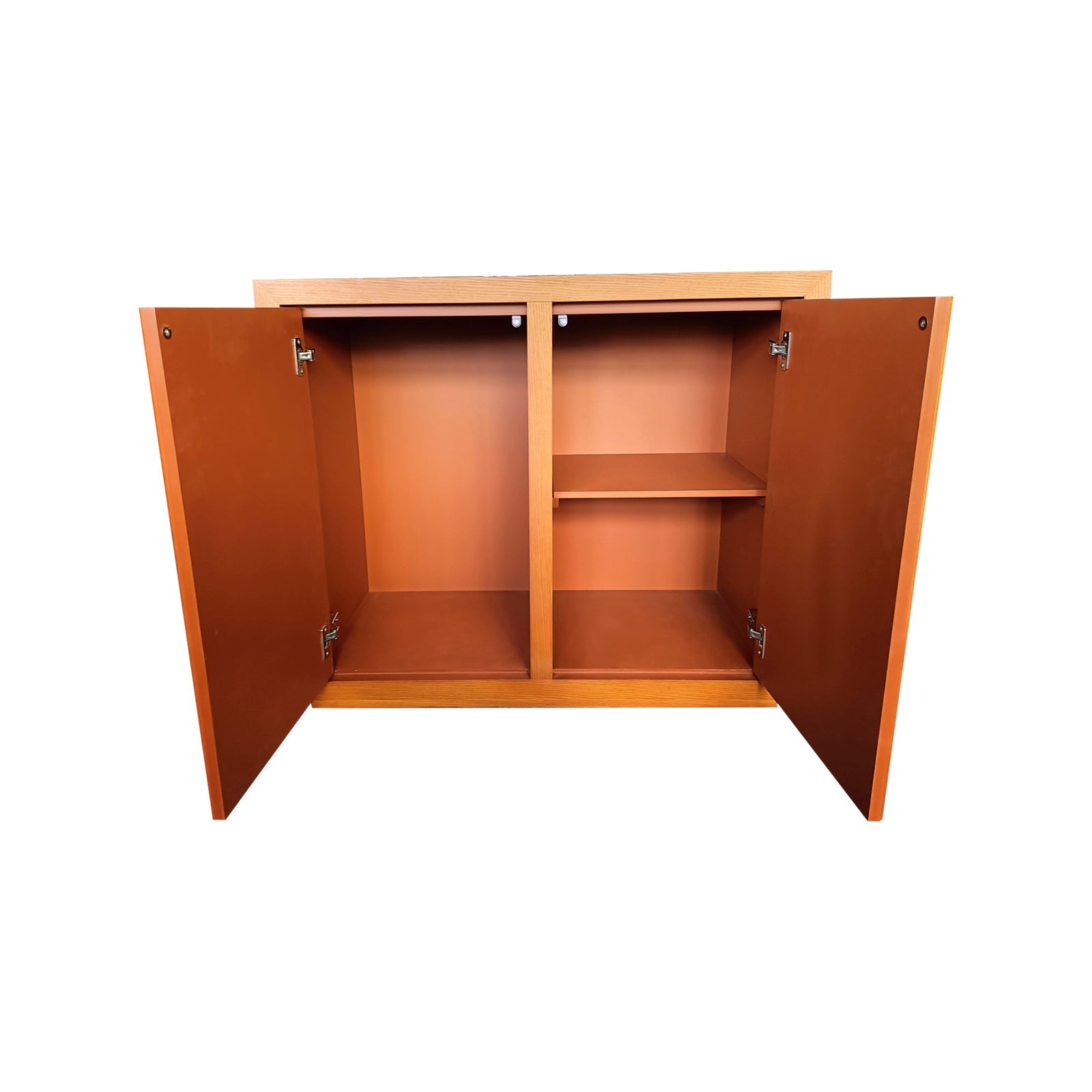 Buffet MDF Brown Colour Two Doors Sideboard Storage Cabinet