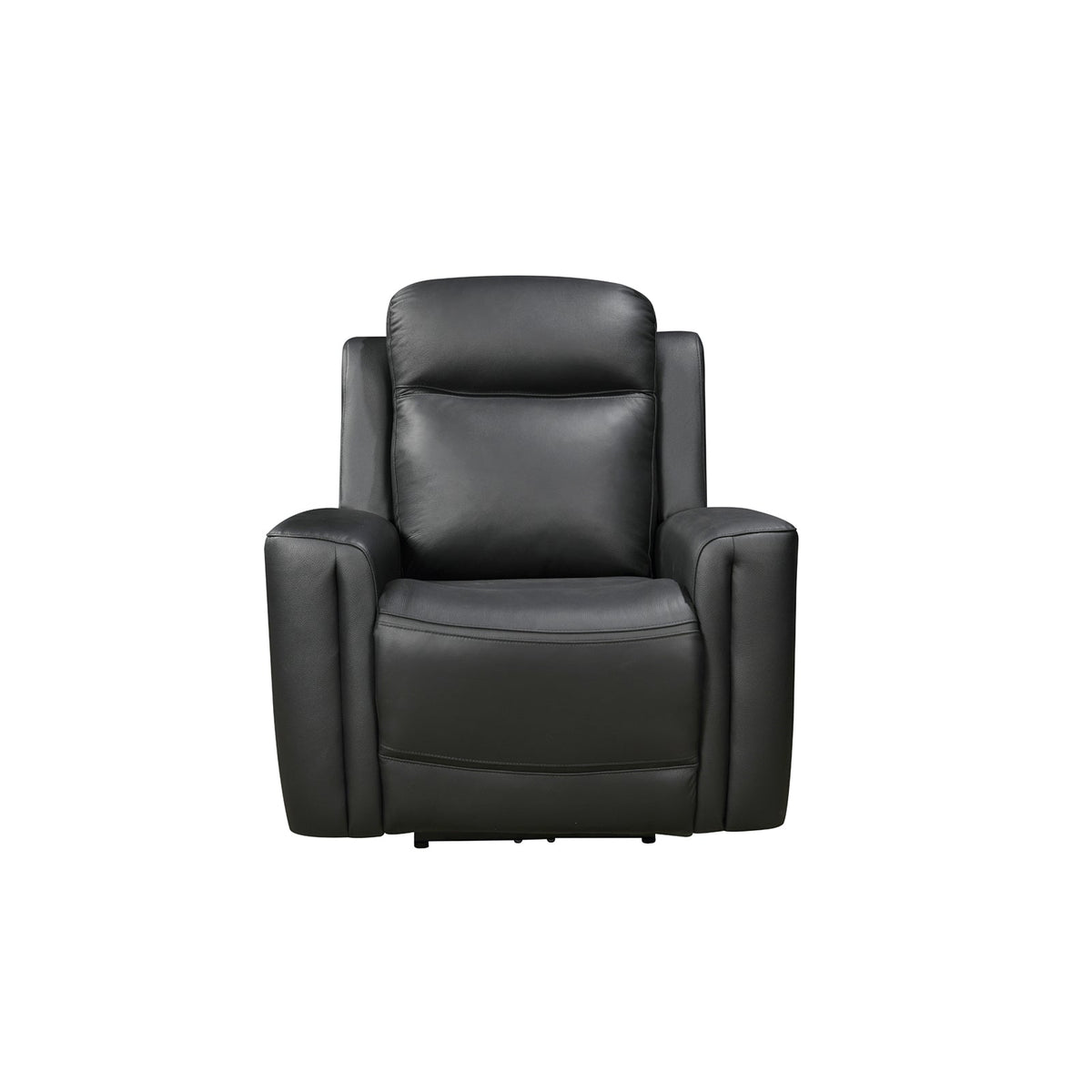 1 Seater Electric Leather/PVC Black Recliner