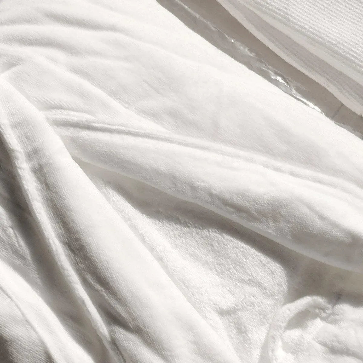 Cotton Kimono Collar Bathrobe Hotel Quality Thick Fleece Towel Embroidered Robe - Velvet