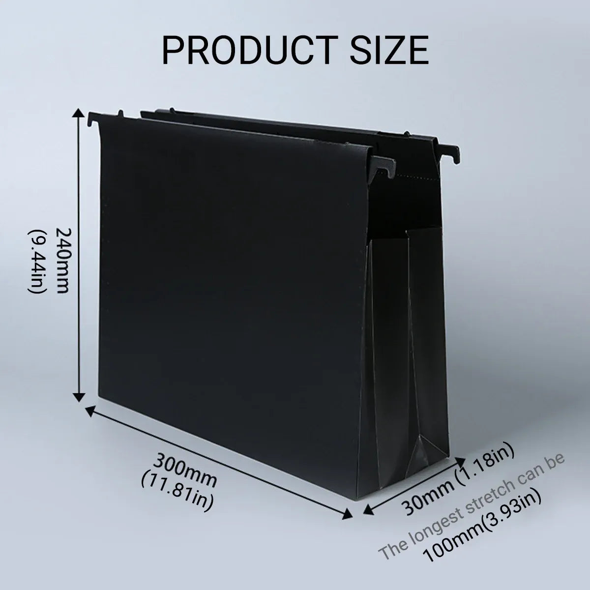 Waterproof Hanging File Folder Durable Tear Resistant for Document Storage
