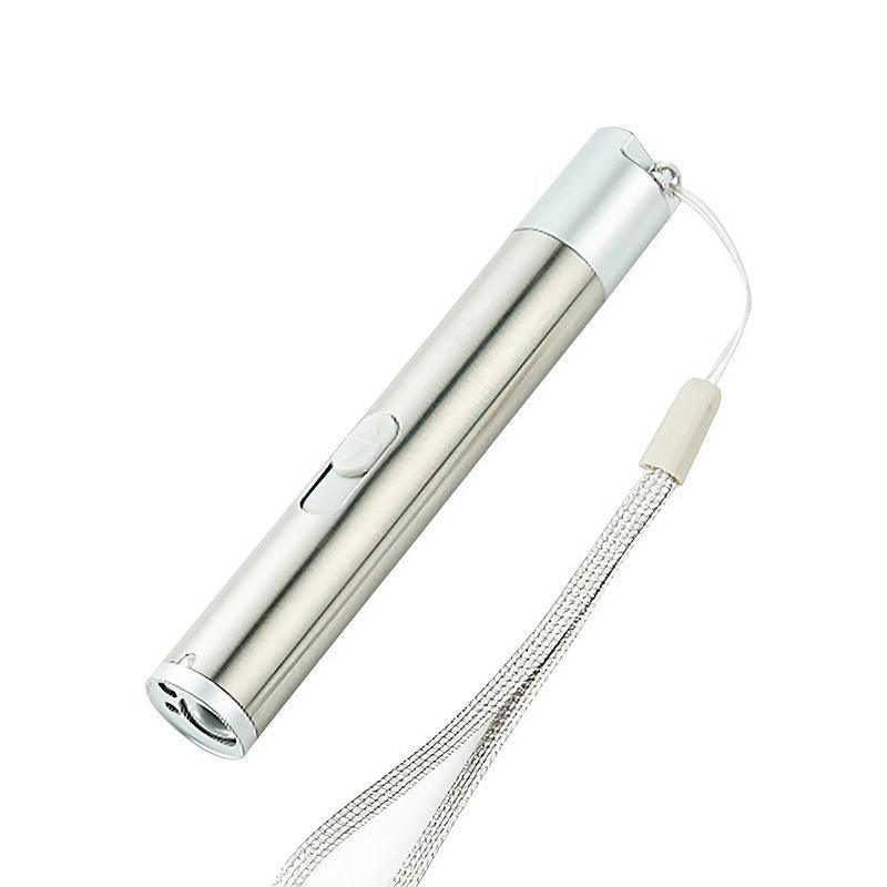 3 in 1 Multi Function Premium Cat Toy Laser Pointer USB Charging LED Torch Light