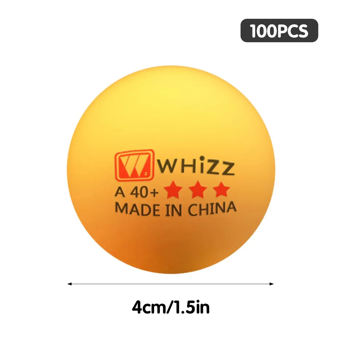 Table Tennis Balls 100pcs 40mm Training Ping Pong Balls High Bounce