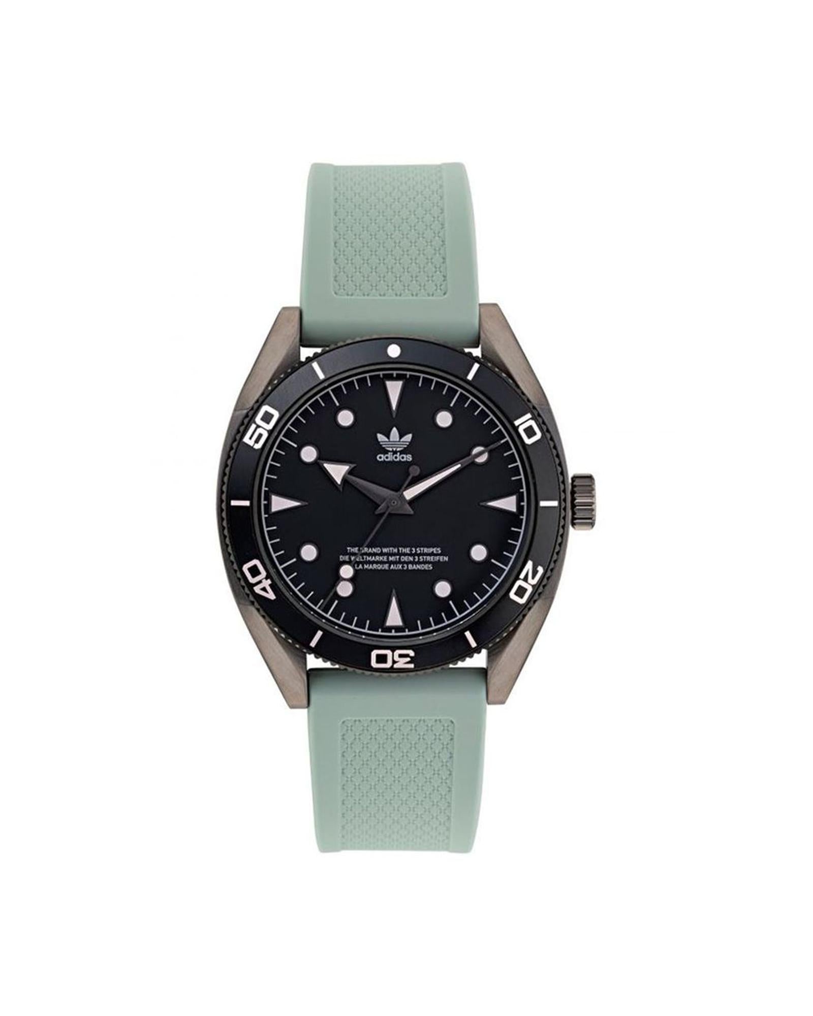 Adidas Men's Green Silicone Watch - One Size
