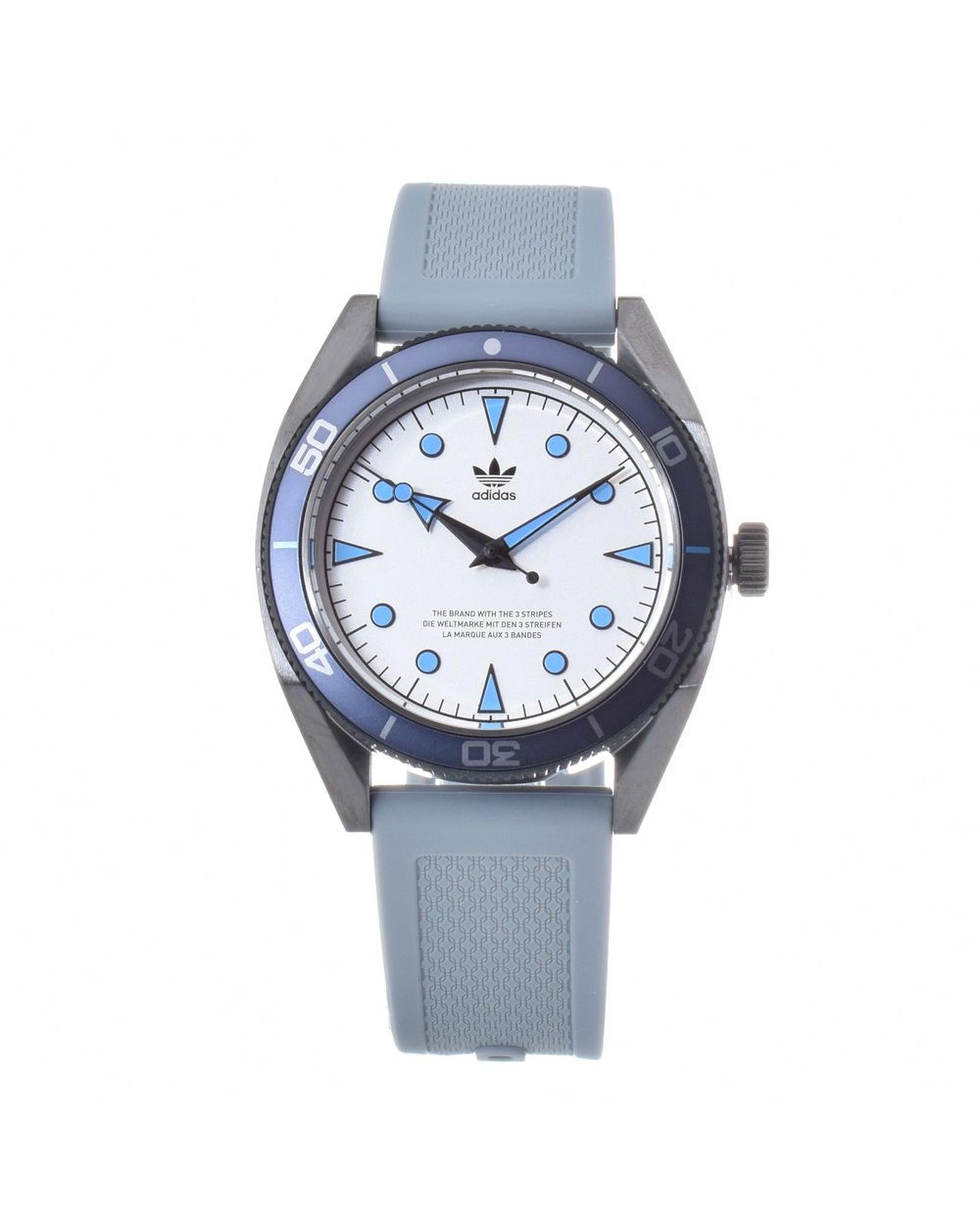 Adidas Men's Gray Silicone Watch - One Size