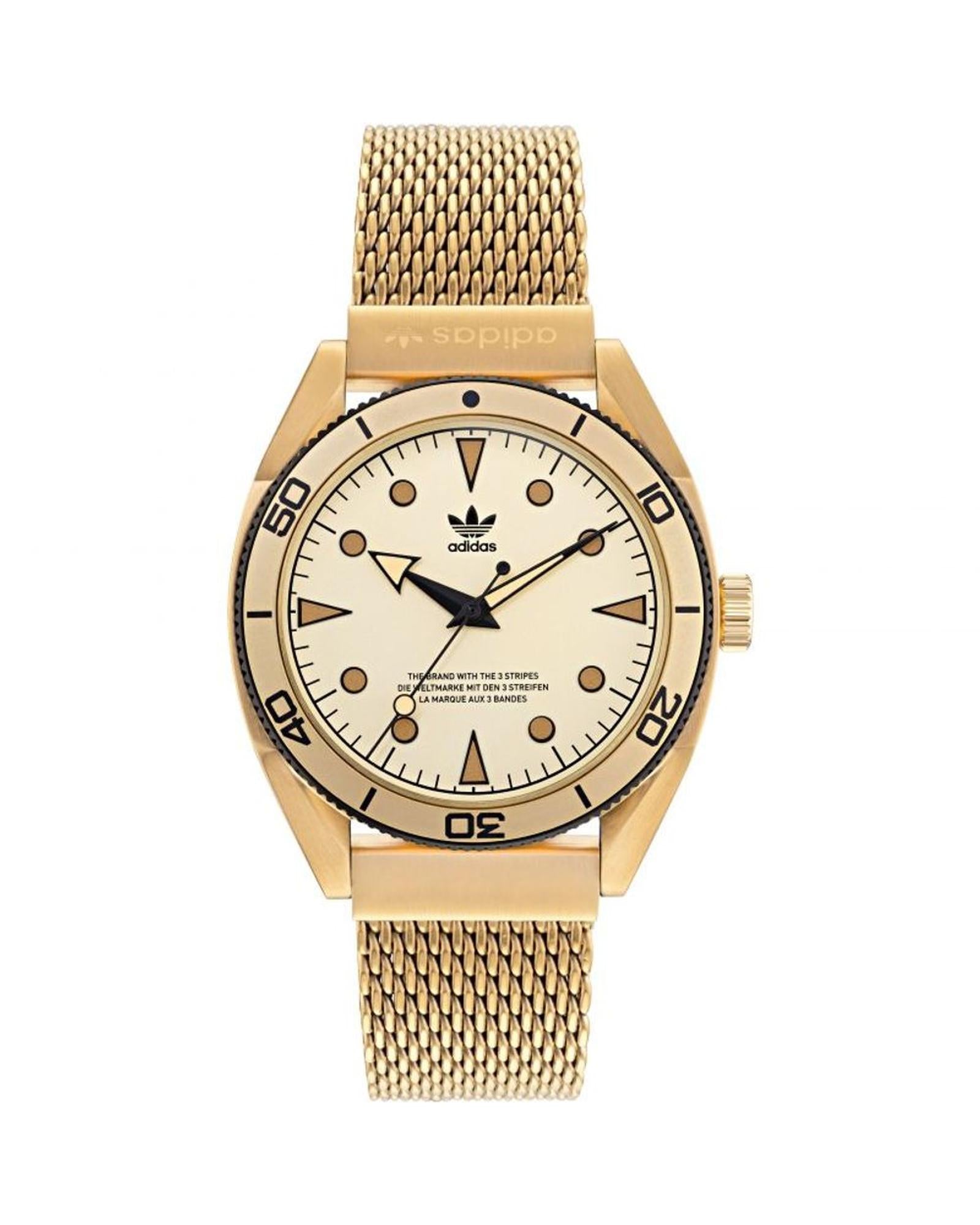 Adidas Men's Gold Stainless Steel Watch - One Size