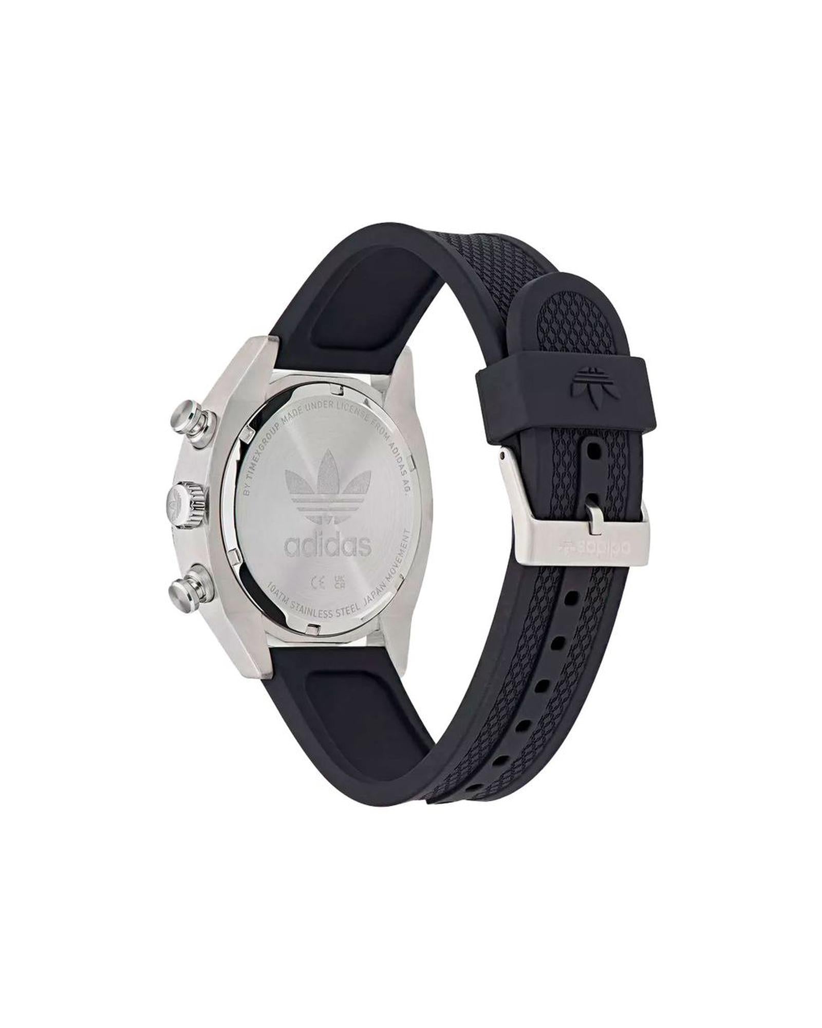 Adidas Men's Black Silicone Watch - One Size