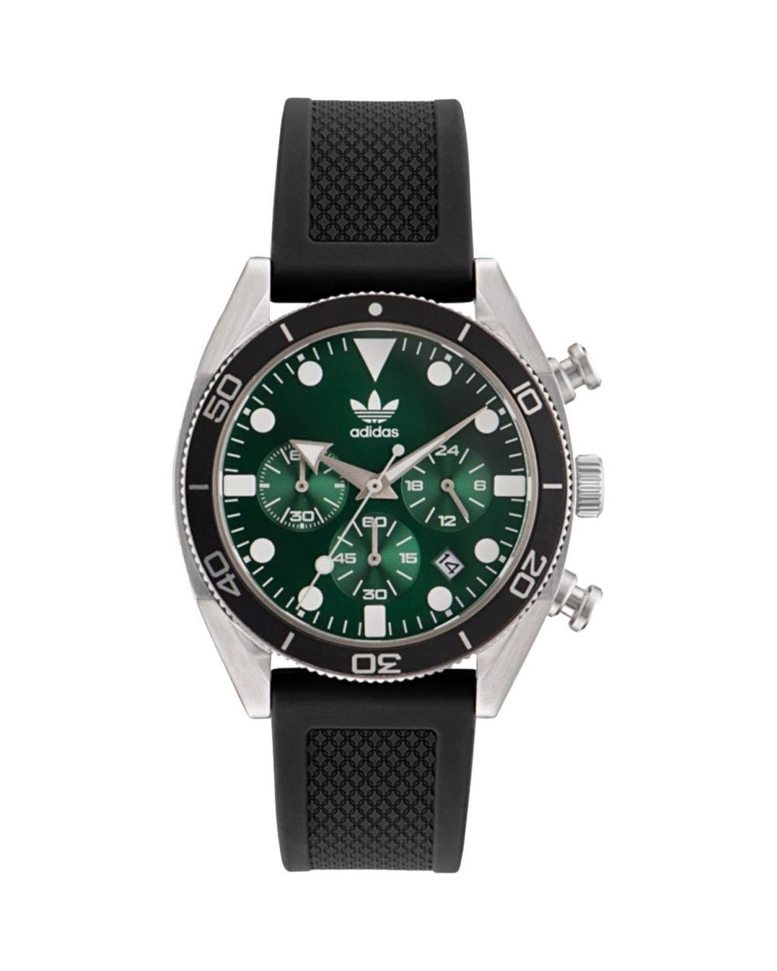 Adidas Men's Black Silicone Watch - One Size