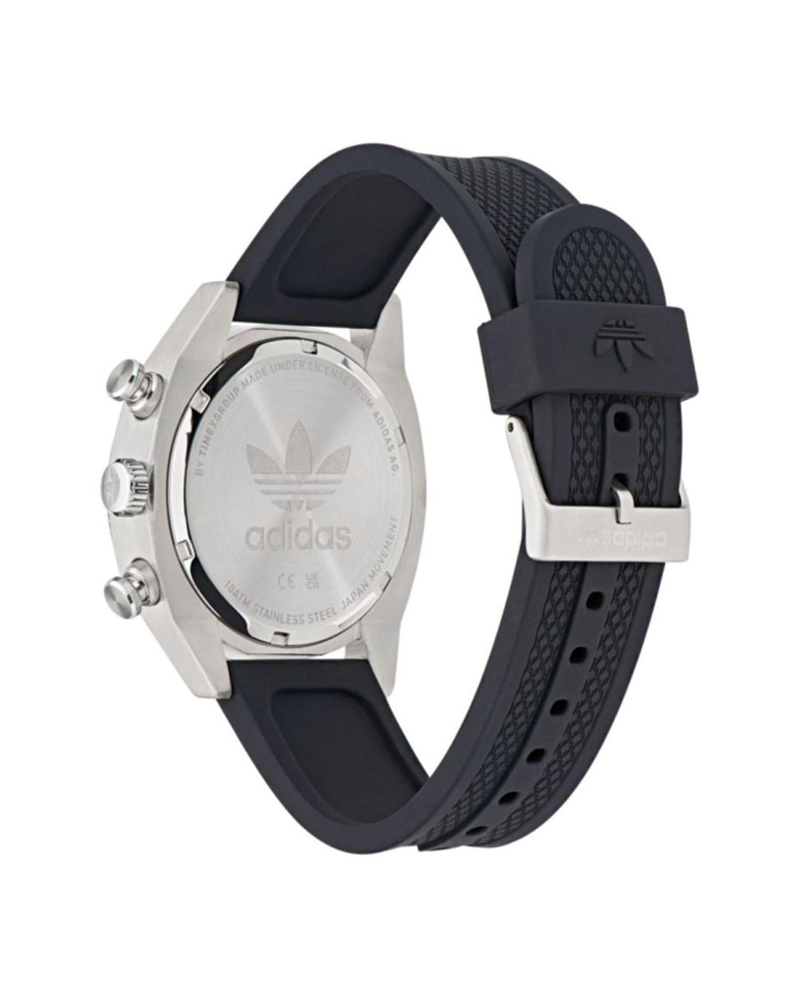 Adidas Men's Black Silicone Watch - One Size