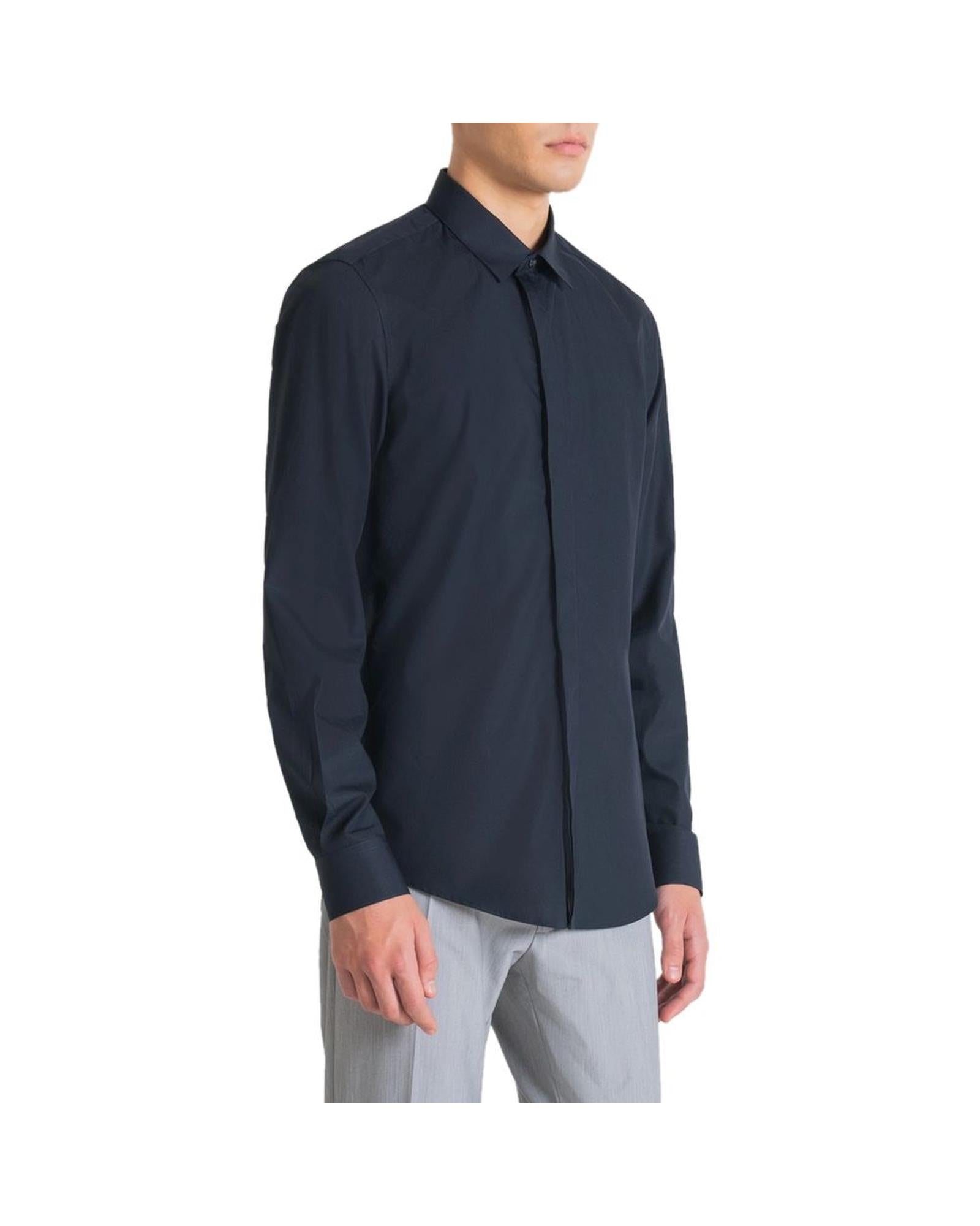 Antony Morato Men's Blue Cotton Shirt - 52 IT
