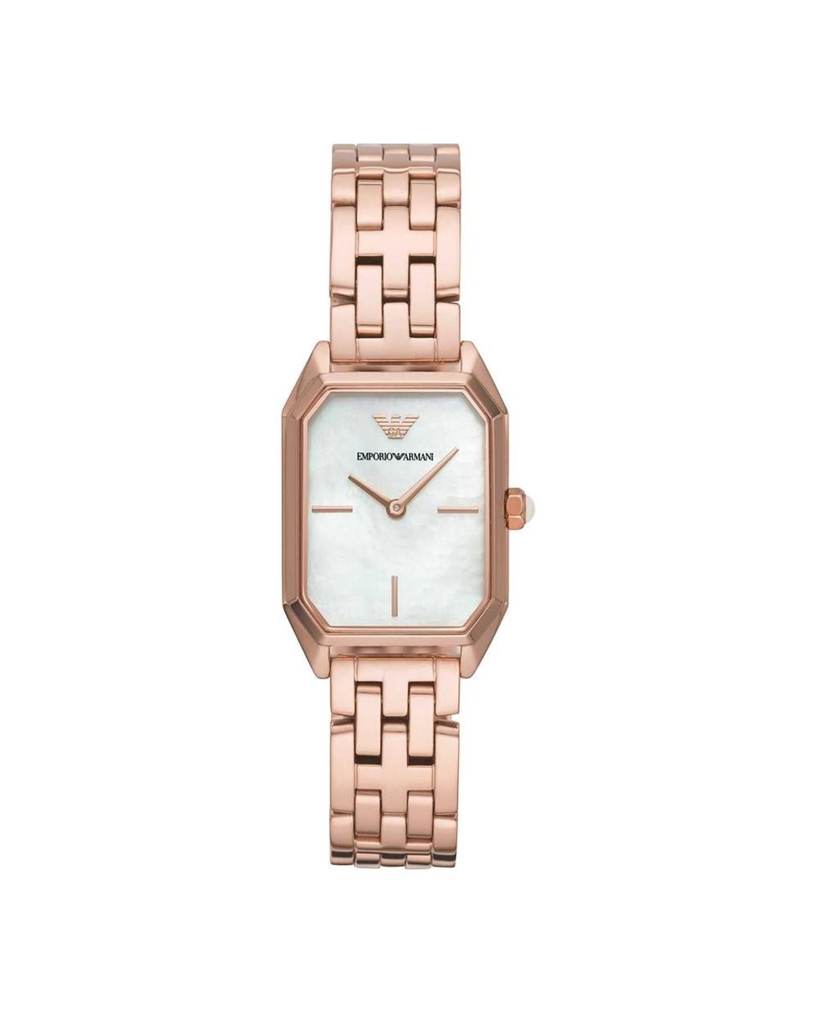 Armani Women's Rose Gold Steel Watch - One Size