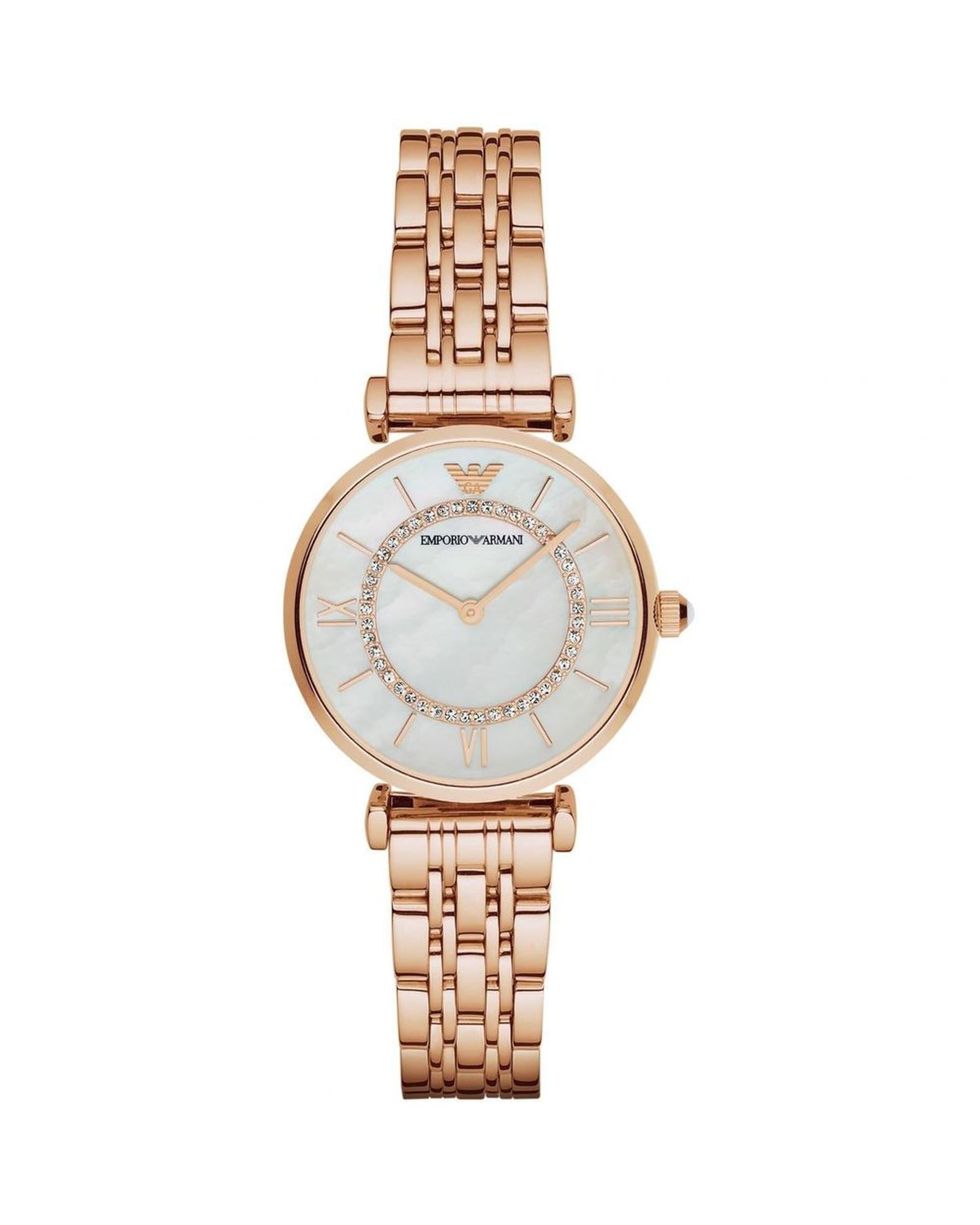 Armani Women's Rose Gold Steel Watch - One Size