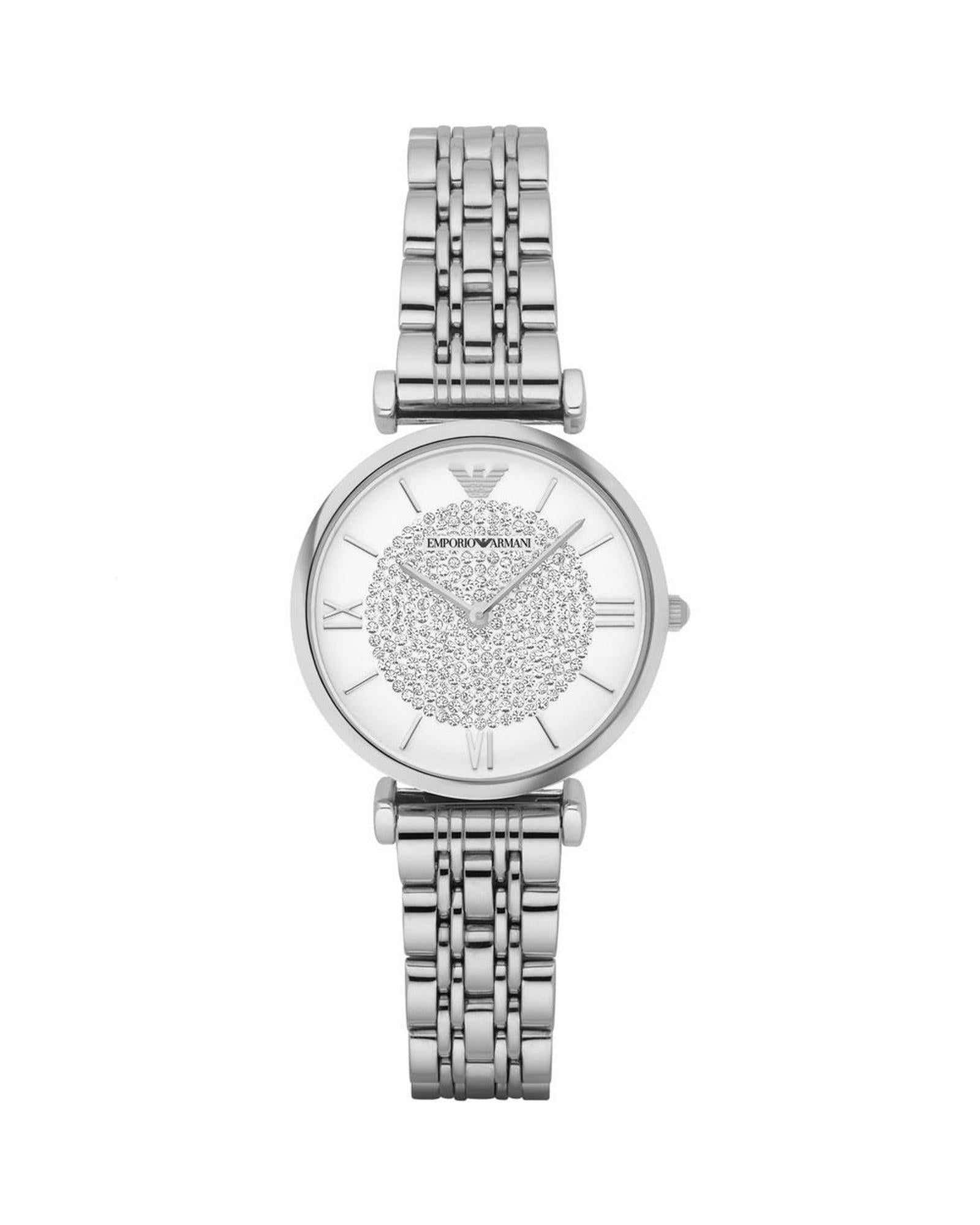 Armani Women's Silver Steel Watch - One Size