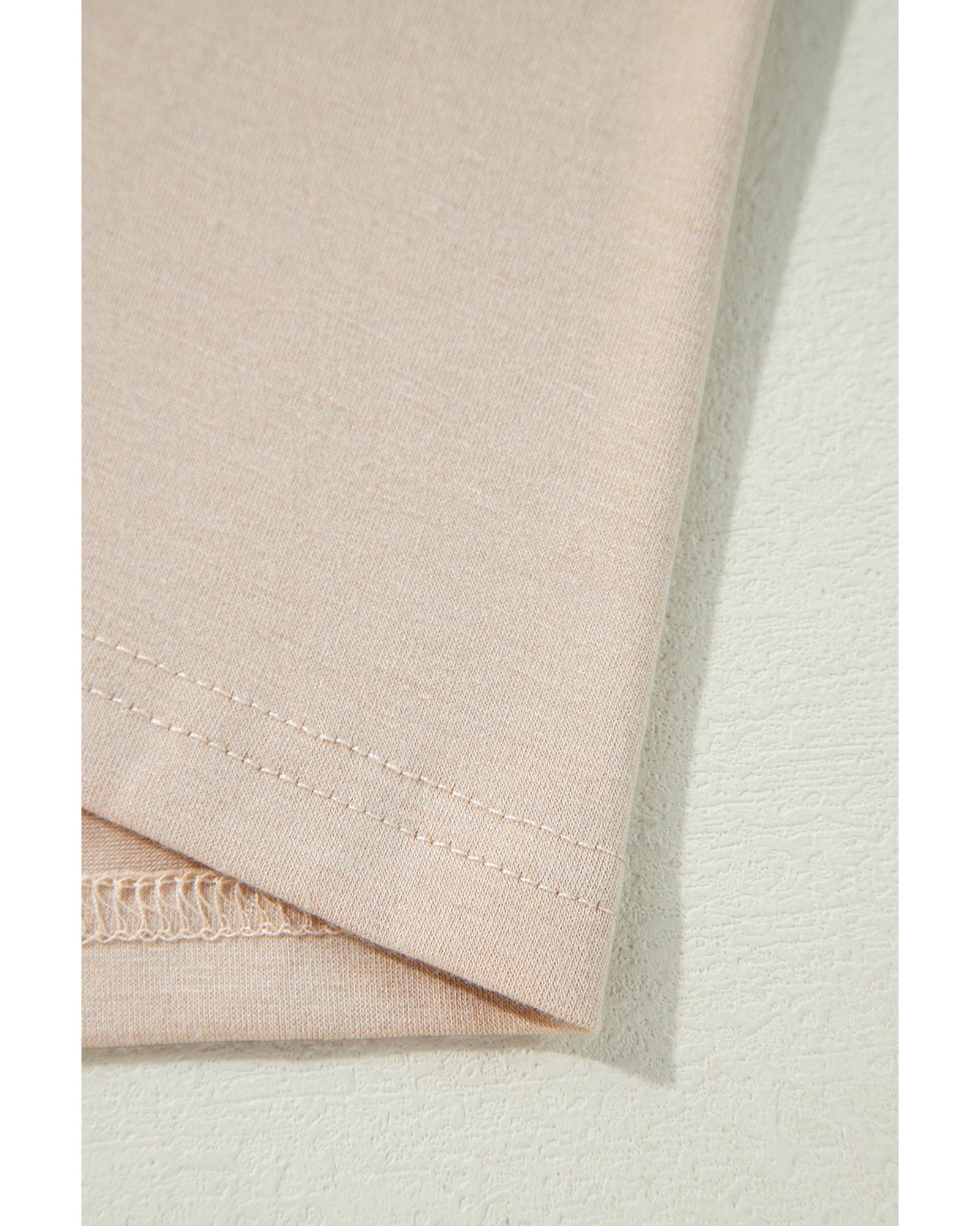 Parchment Split Long Cardigan and Skinny Pants Lounge Set - L