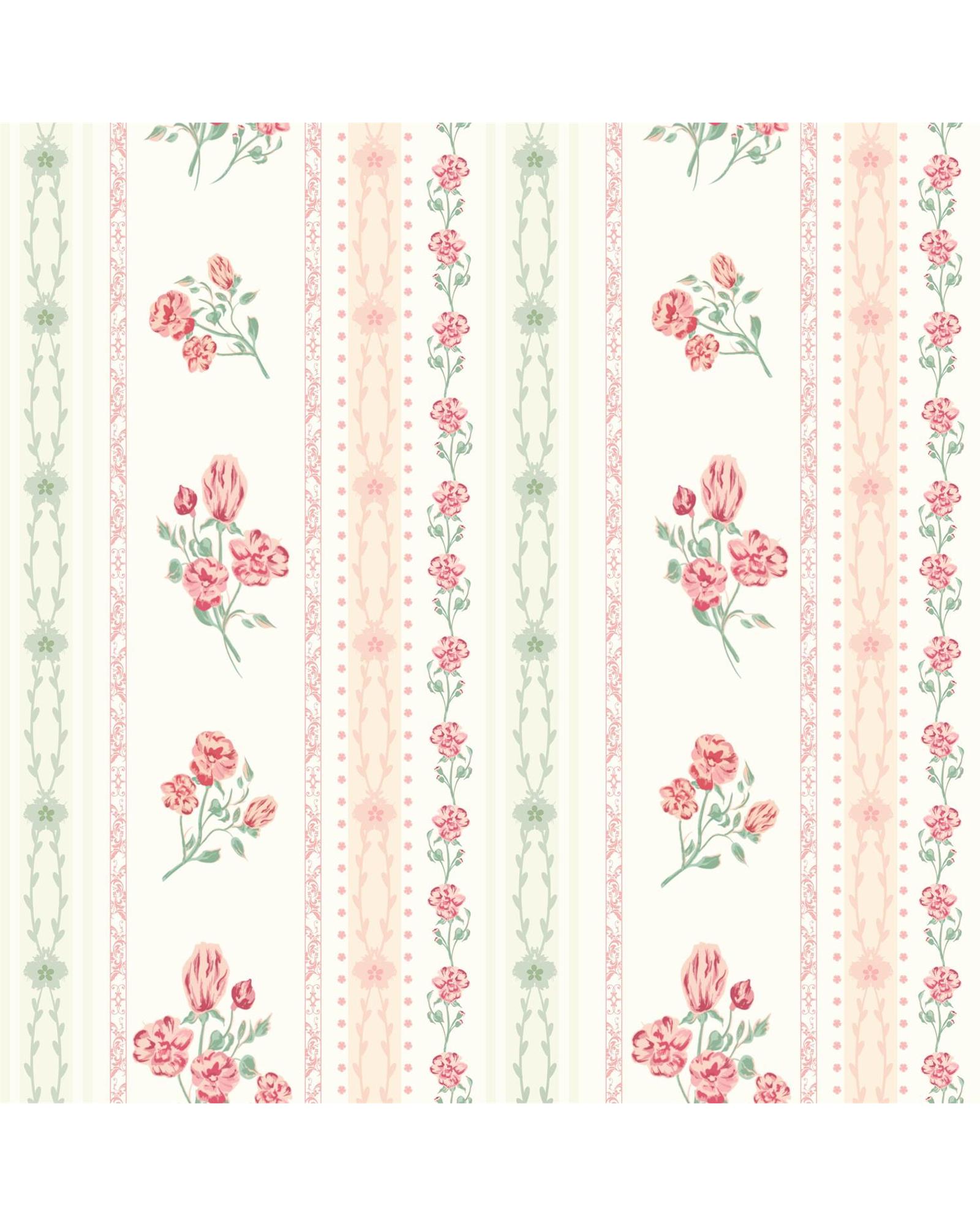 Beige Floral Print Contrast Pipping Short Pajamas Set - S