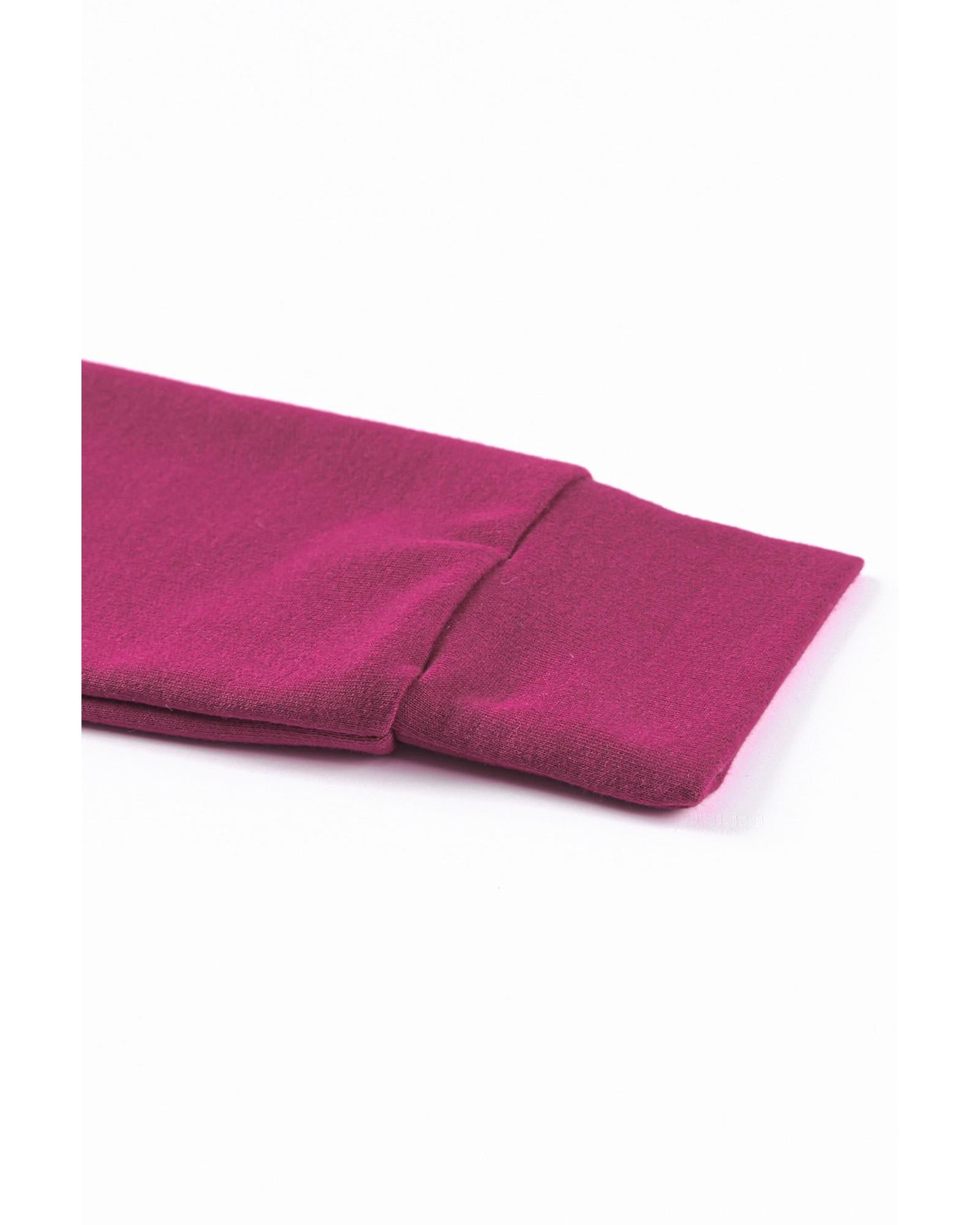 Long Sleeve Pullover and Jogger Pants Lounge Set - L