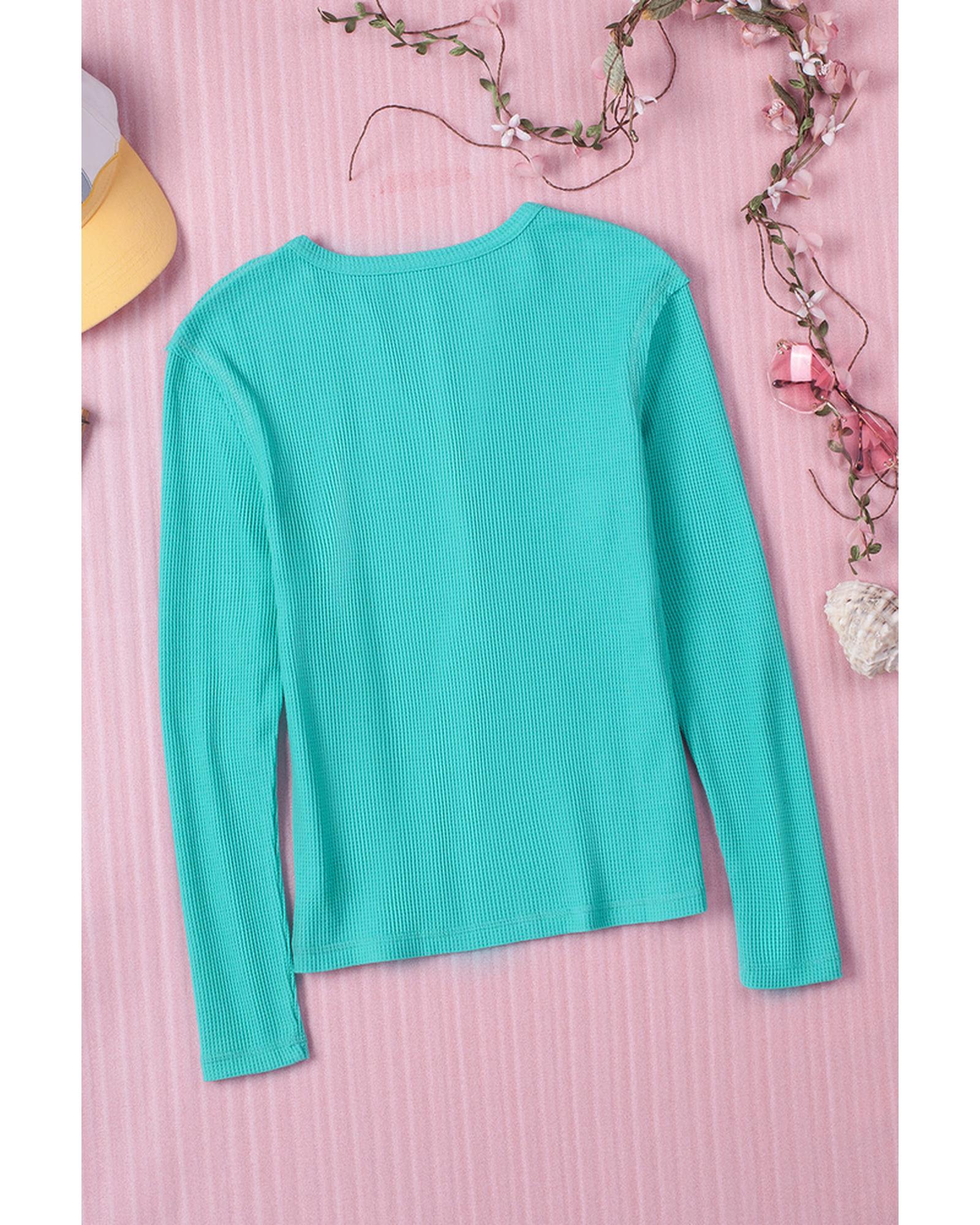 Azura Exchange Ribbed Knit Long Sleeve Top - XL