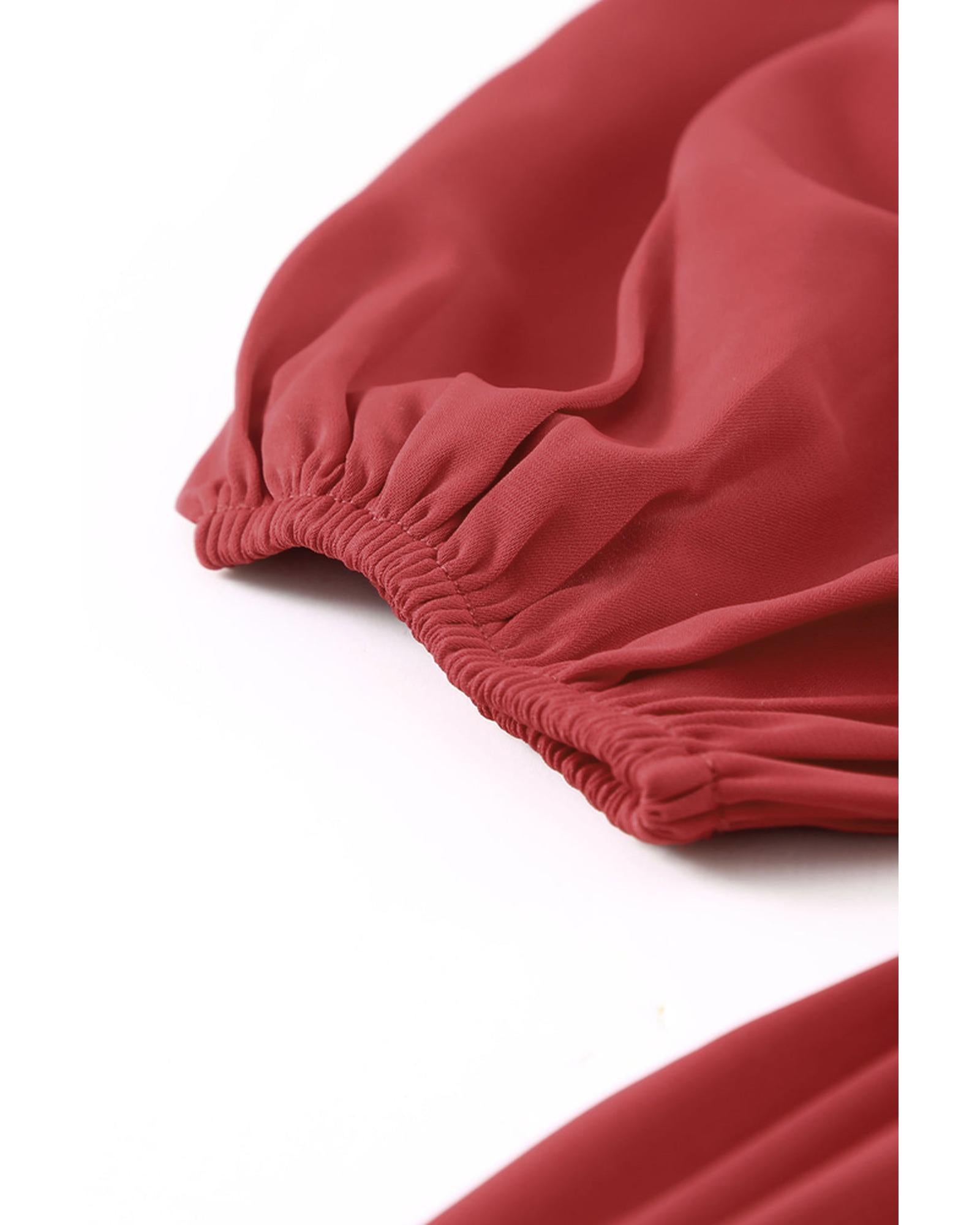 Azura Exchange Puff Sleeve Smocked Top - S