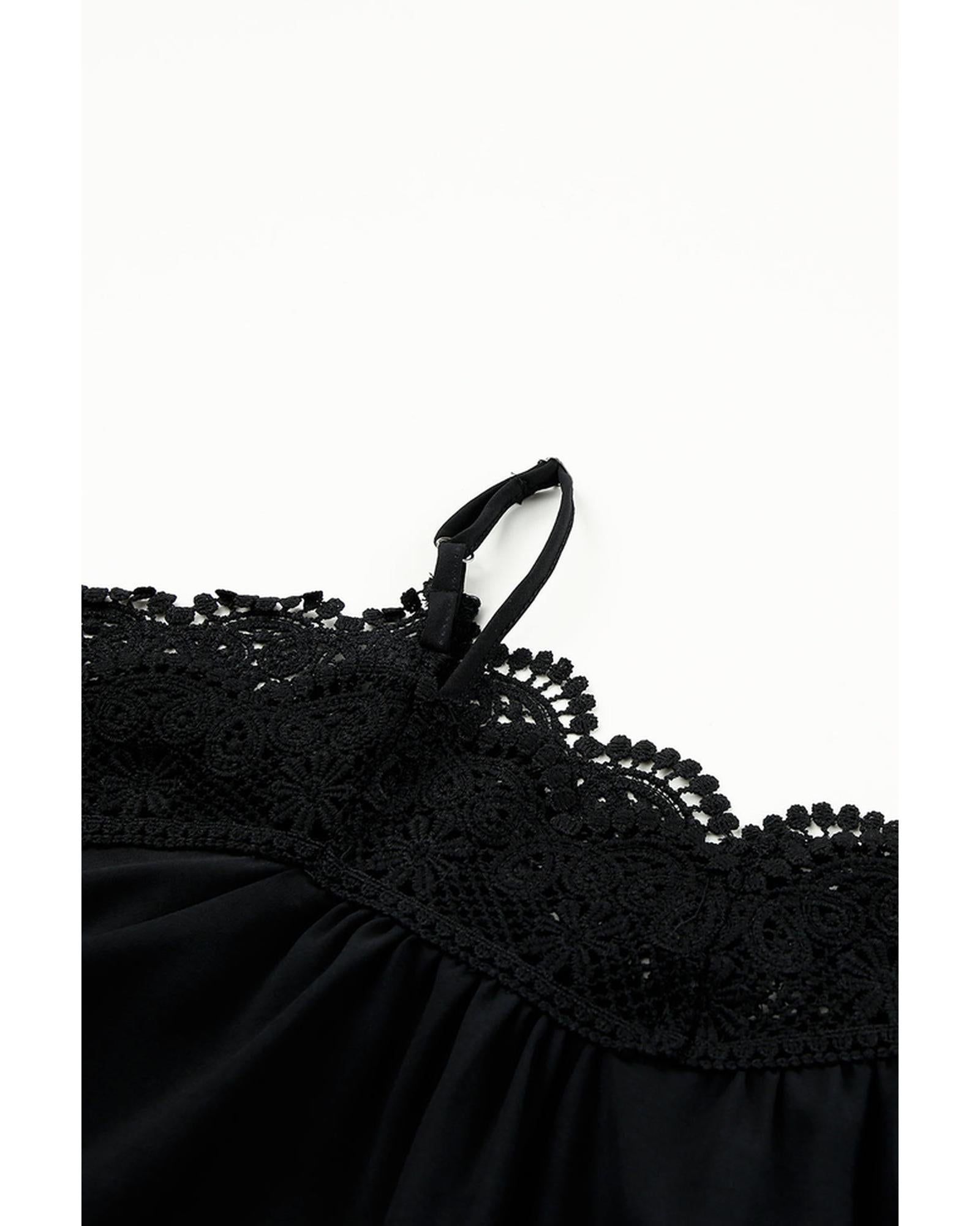 Azura Exchange Off-shoulder Crochet Neckline Top - 2XL