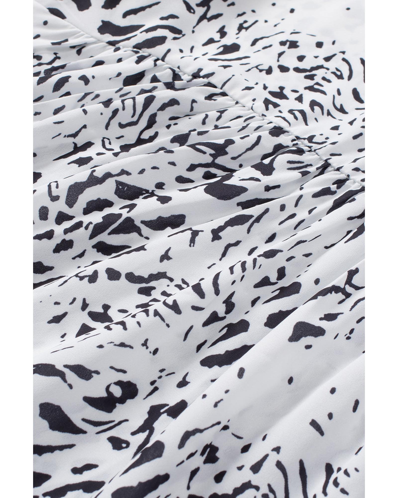 Azura Exchange Frilled Neck Blouse - M