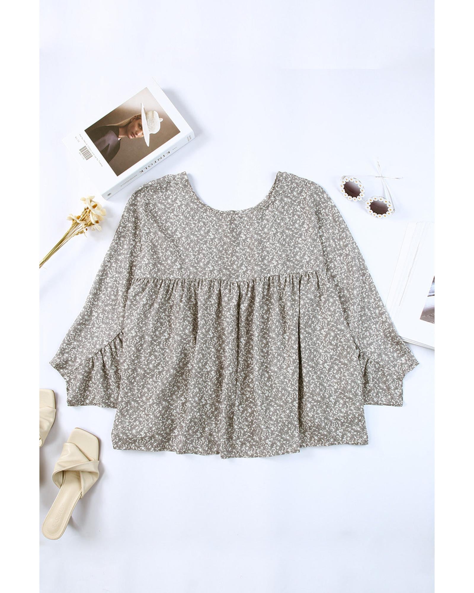 Azura Exchange Kimono Sleeve Ruched Blouse - XL