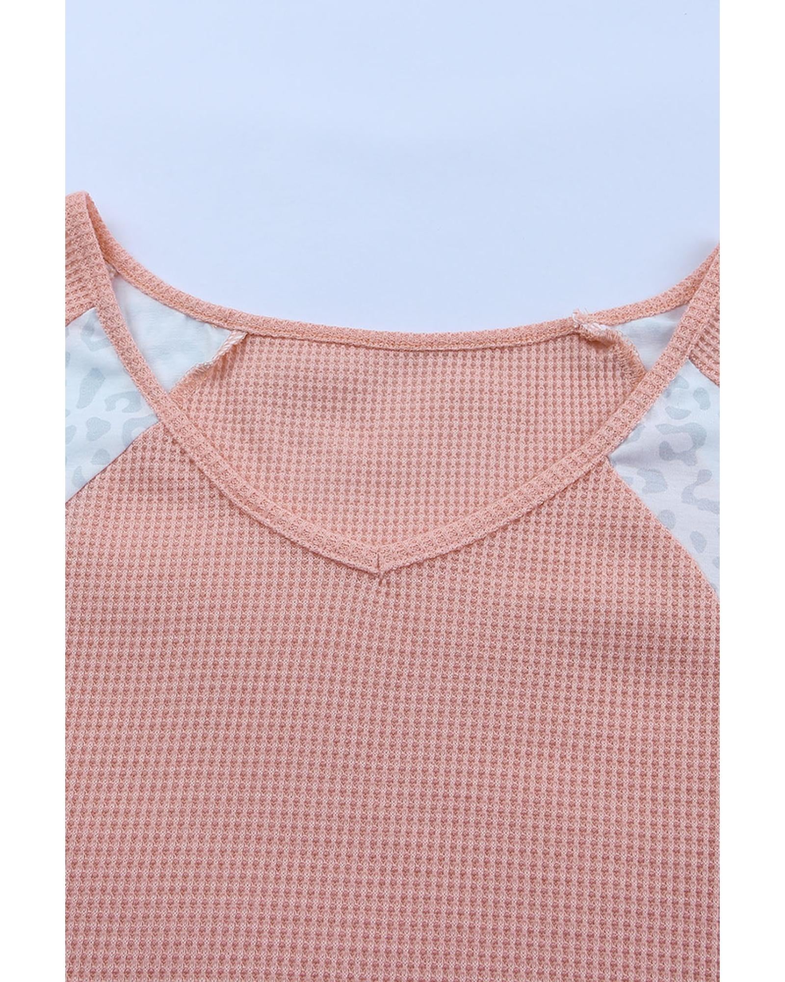 Azura Exchange Waffle Knit Top - L