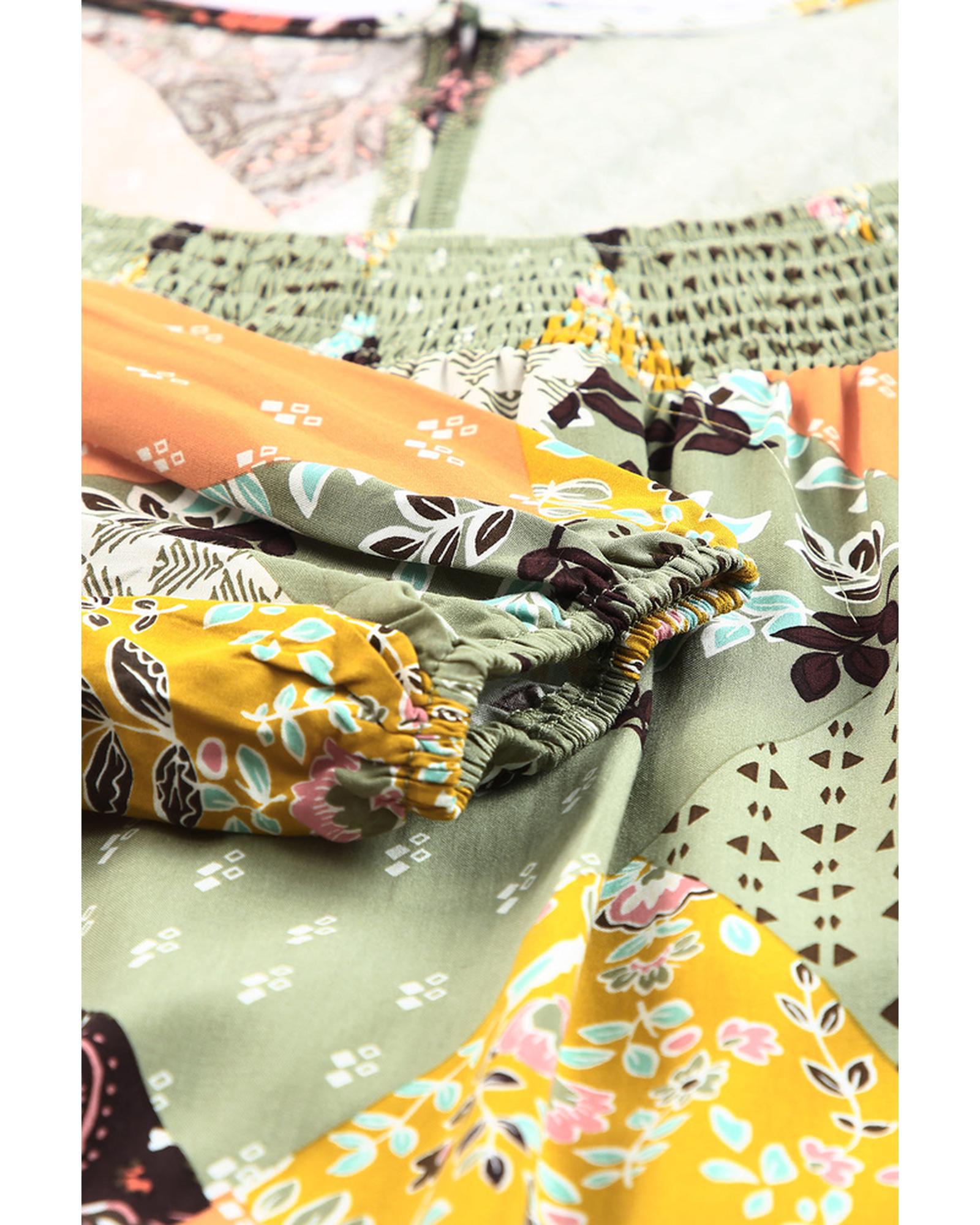 Azura Exchange Mixed Print Blouse - L