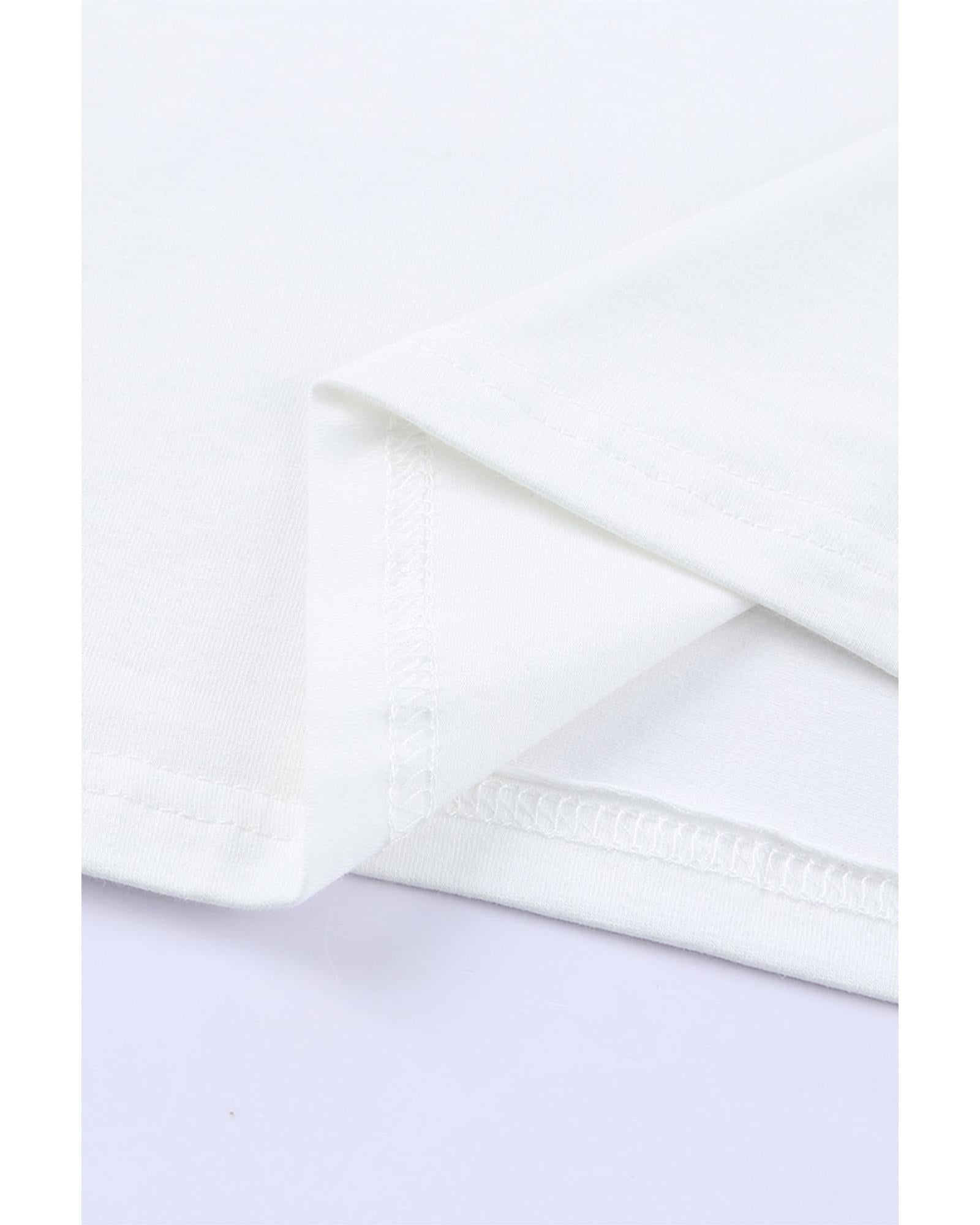 Azura Exchange Eyelash Lace Trim V Neck Top - L