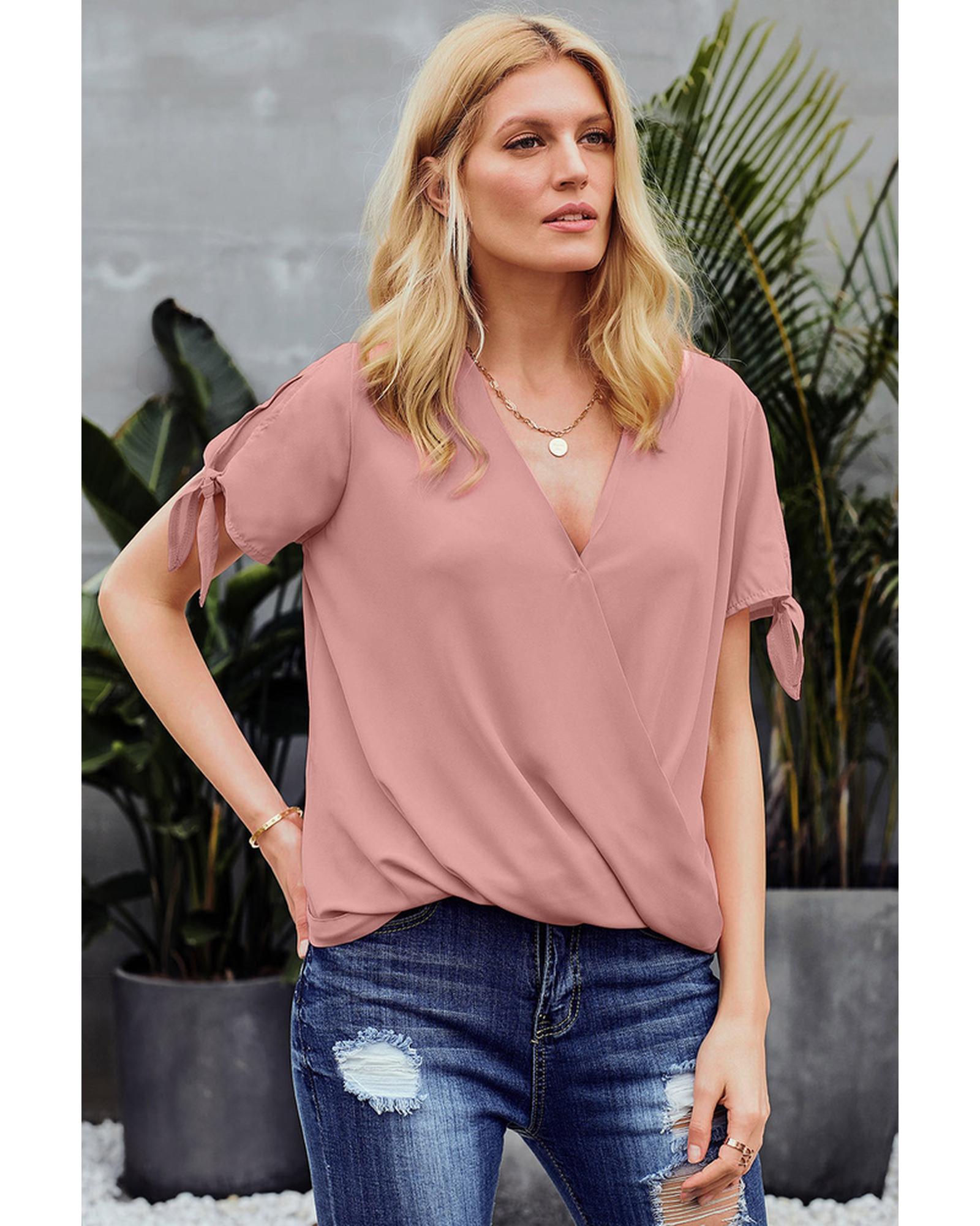 Azura Exchange Drape Blouse - 2XL