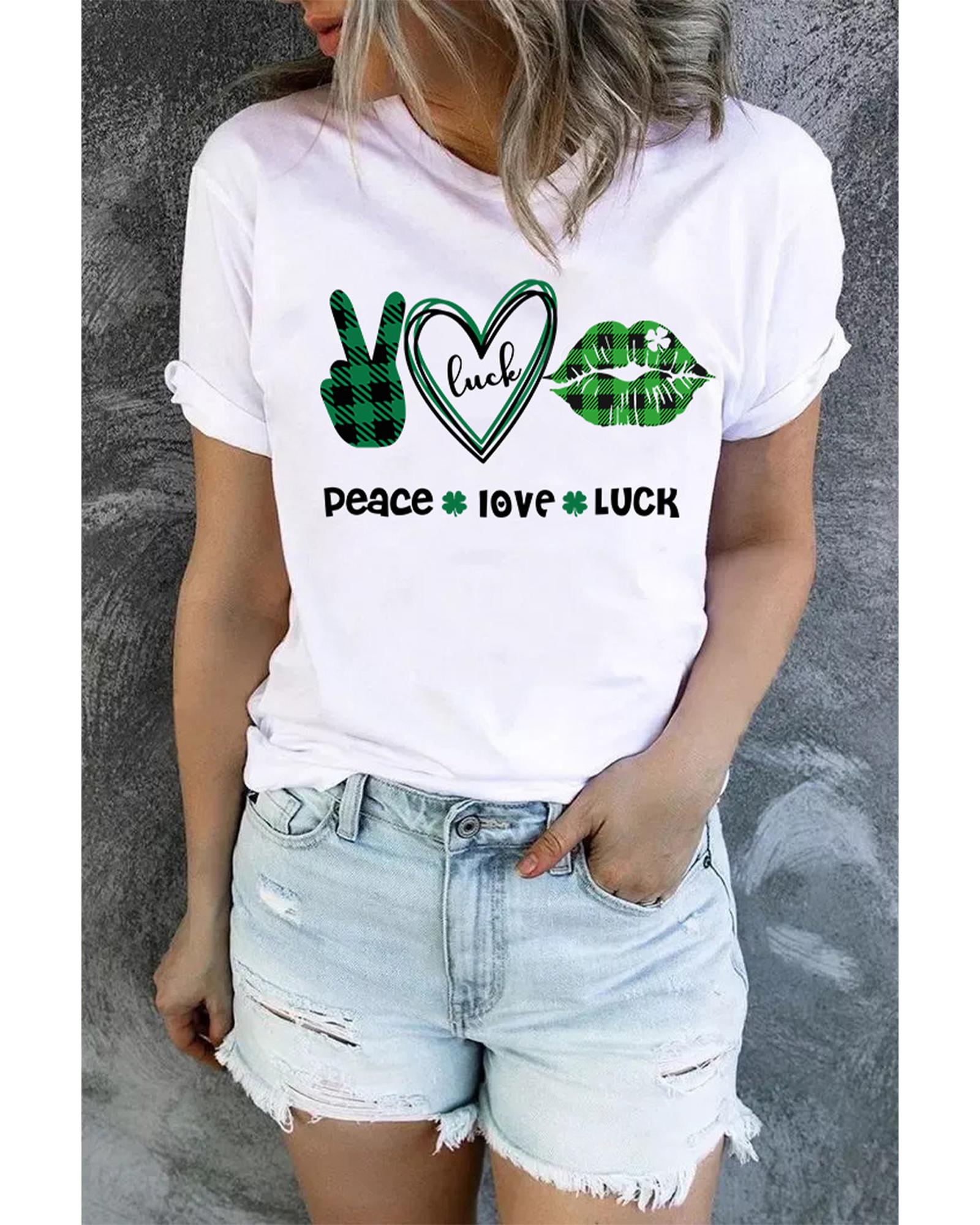 Azura Exchange Graphic Print Crew Neck T Shirt - L