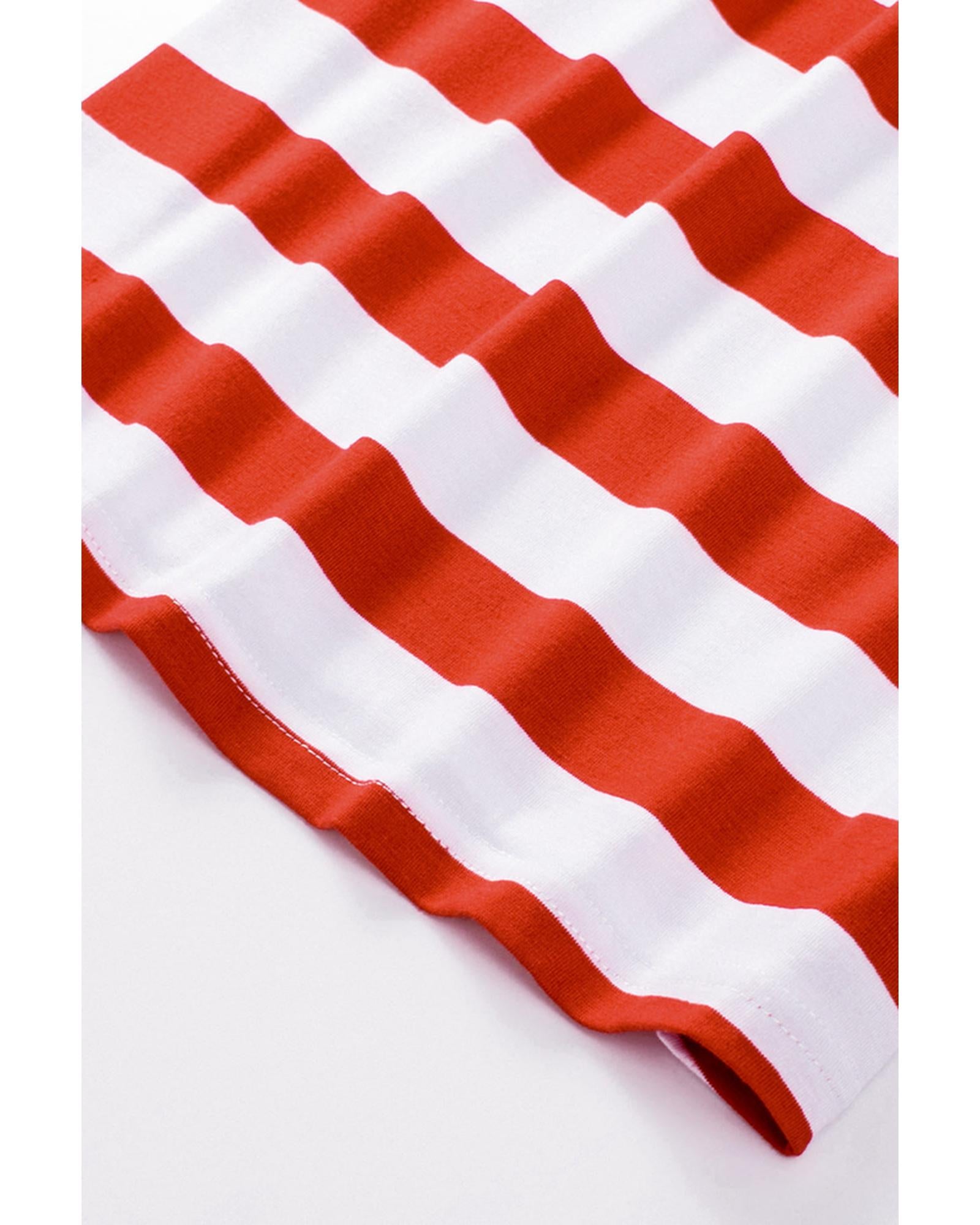 Azura Exchange American Flag Cutout T-Shirt - S