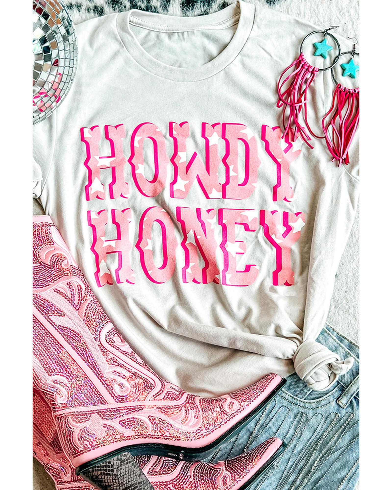 Azura Exchange Star Graphic Print Short Sleeve T-Shirt - L