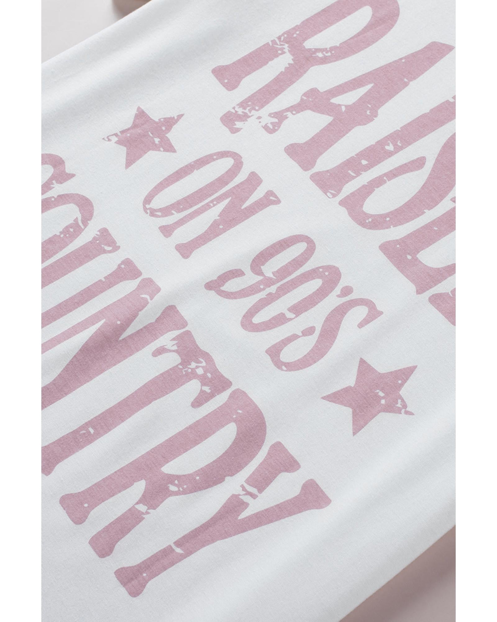 Azura Exchange 90s Country Letter Graphic Tee - S