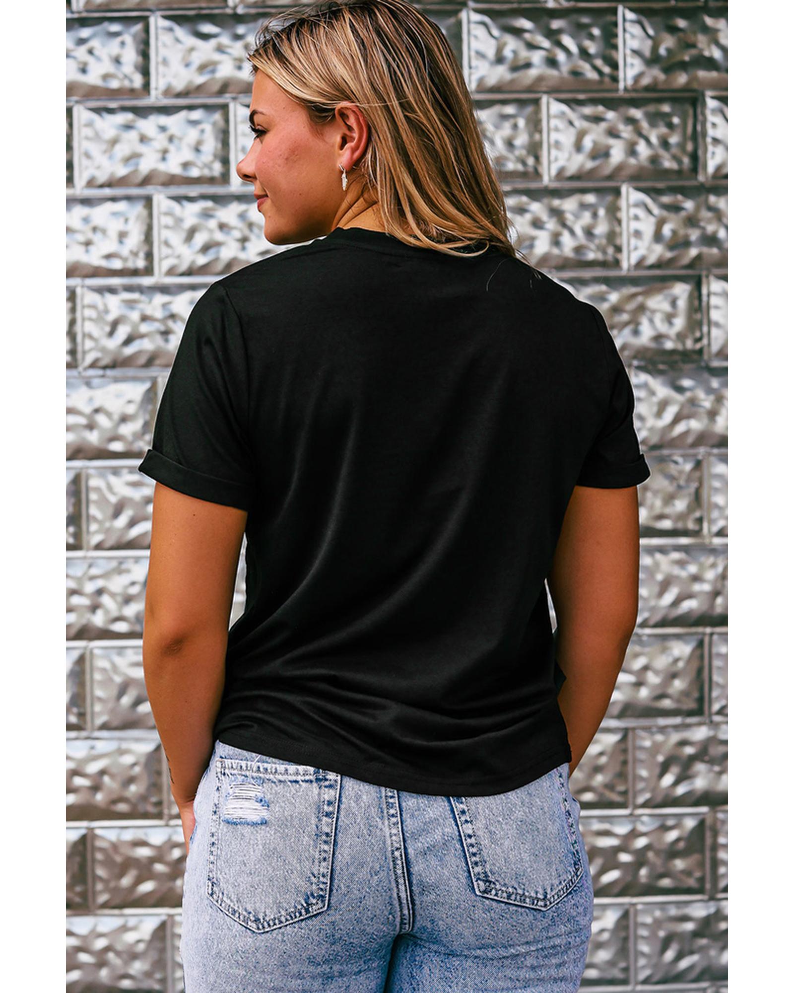 Azura Exchange THANKFUL Heart Print T-Shirt - S