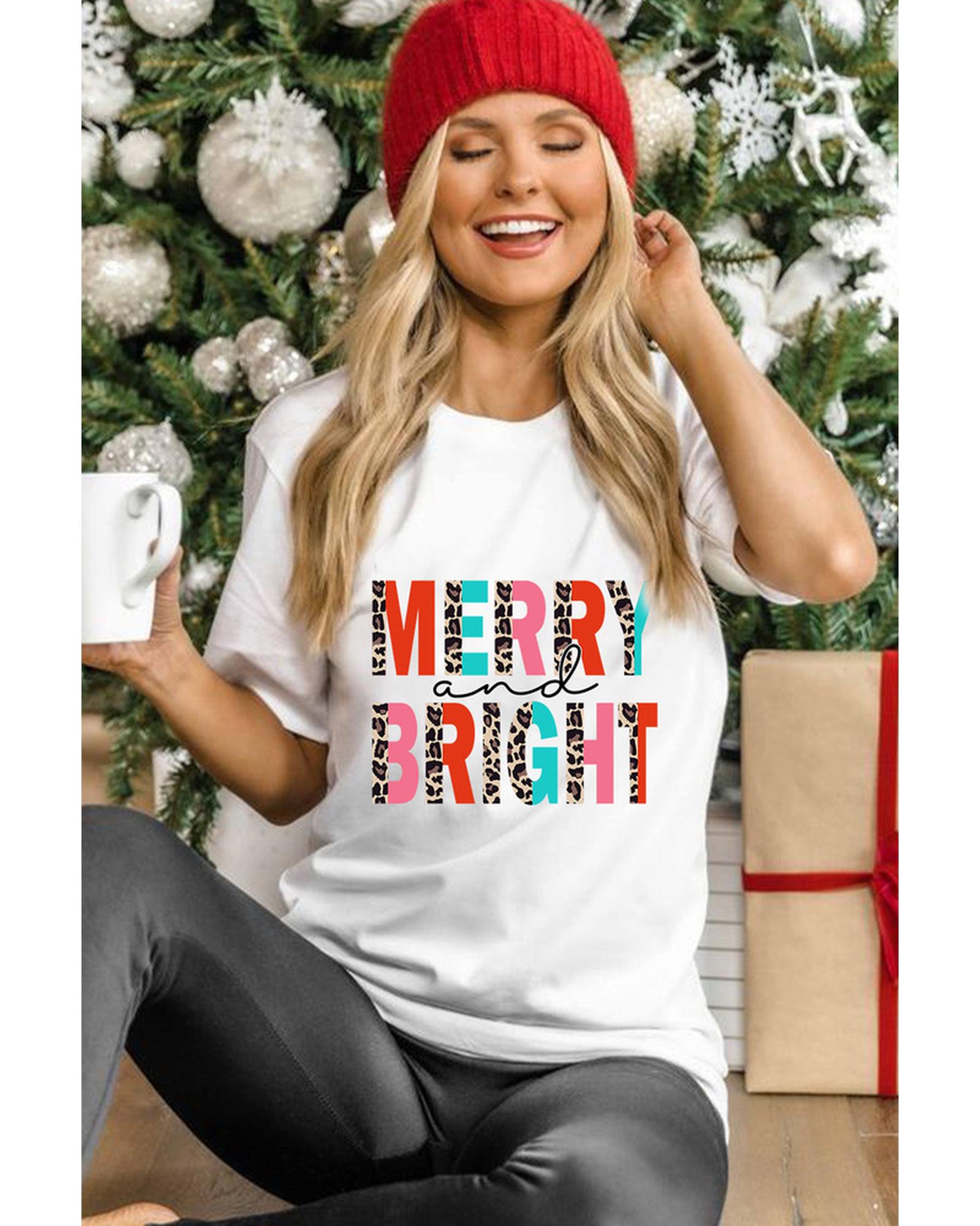 Azura Exchange Leopard Print Short Sleeve Graphic Tee - S