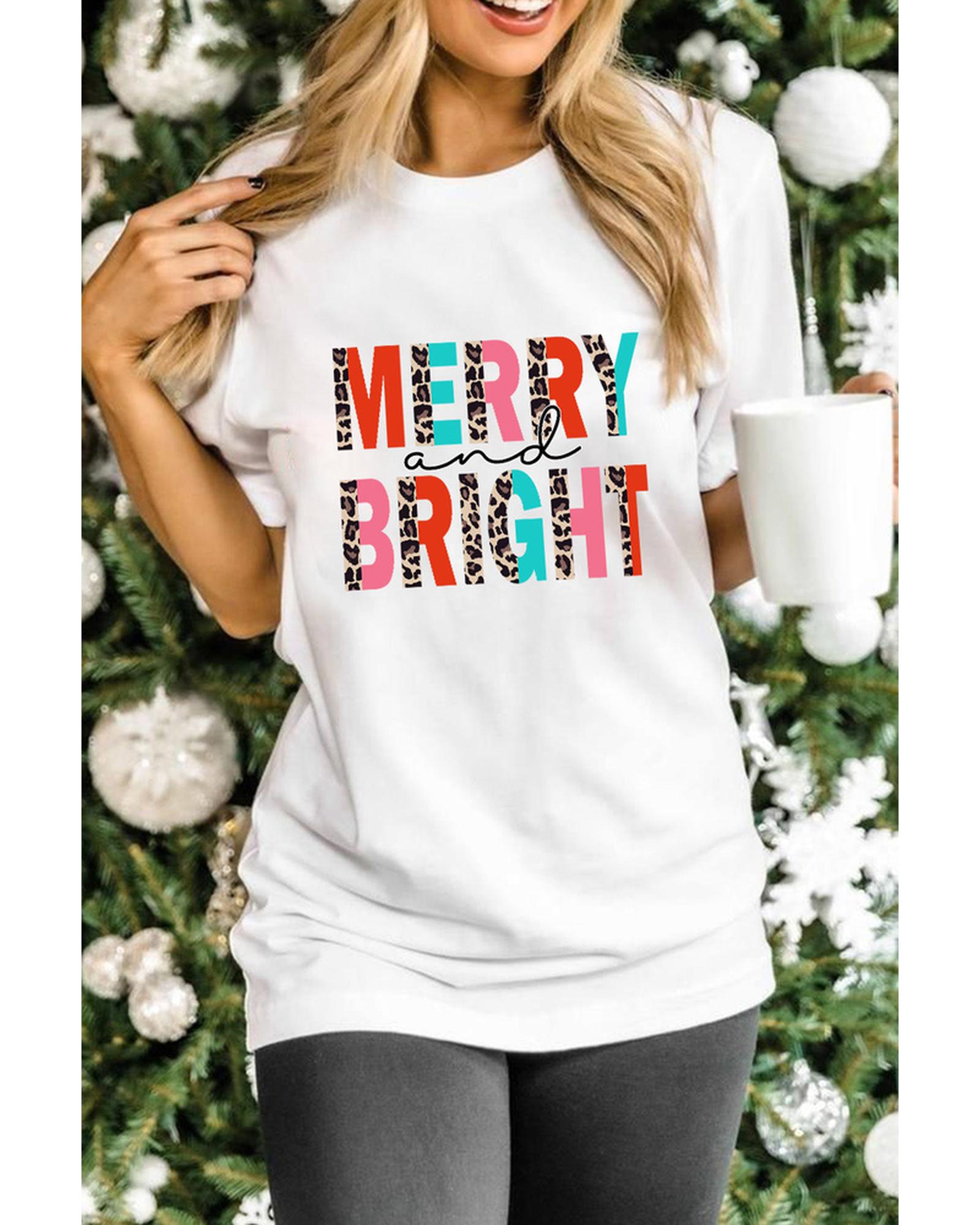 Azura Exchange Leopard Print Short Sleeve Graphic Tee - S