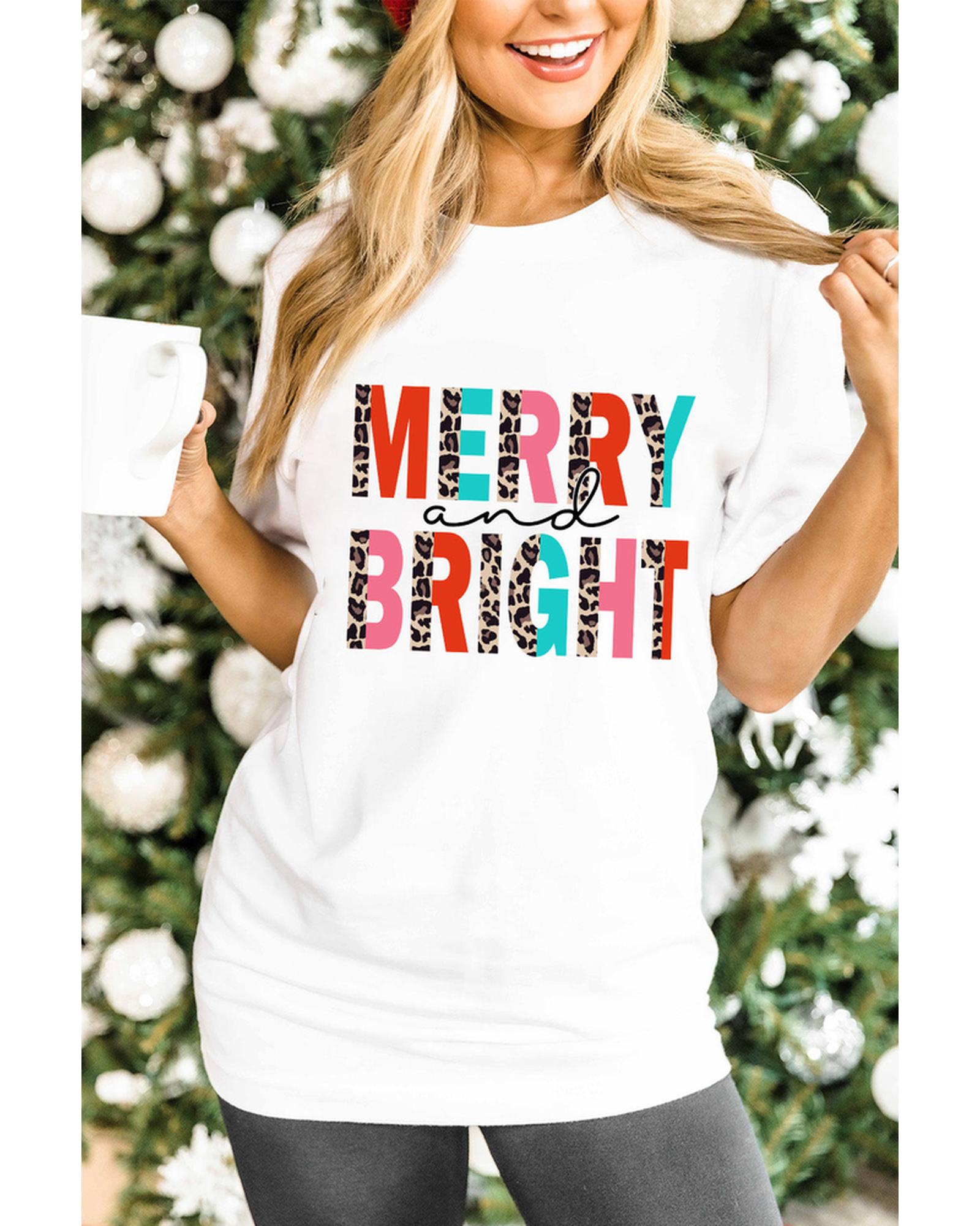 Azura Exchange Leopard Print Short Sleeve Graphic Tee - S