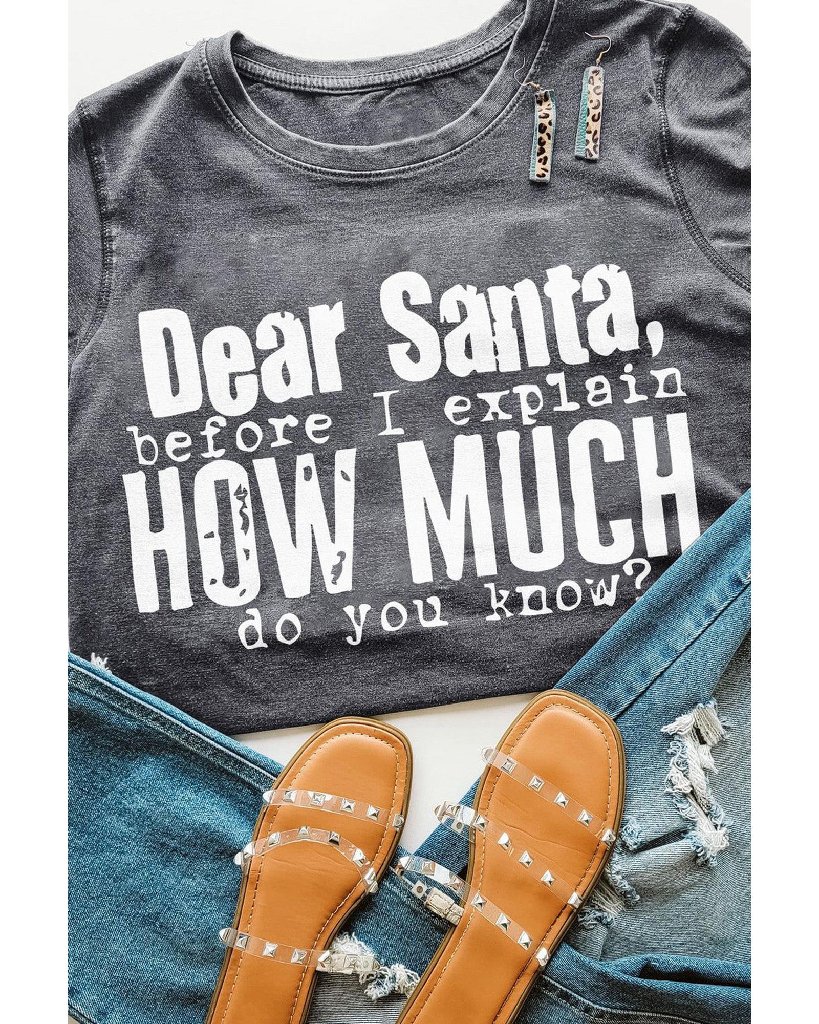 Azura Exchange Christmas Funny Saying Print T-Shirt - 2XL