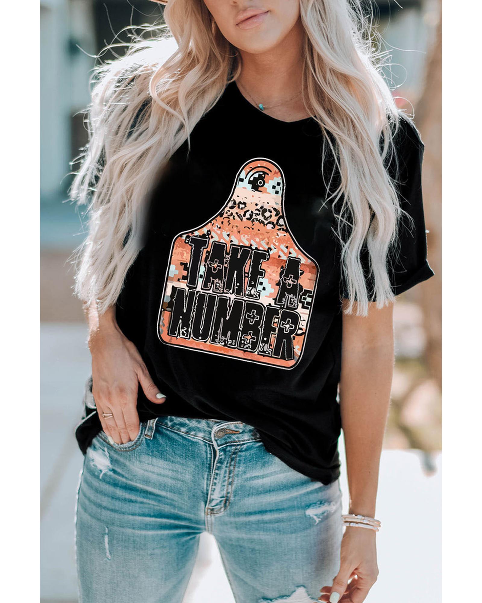 Azura Exchange Graphic Crew Neck Tee - XL