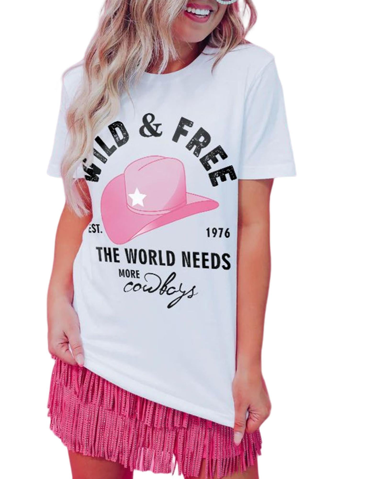 Azura Exchange Cowboys Fashion Graphic Tee - S