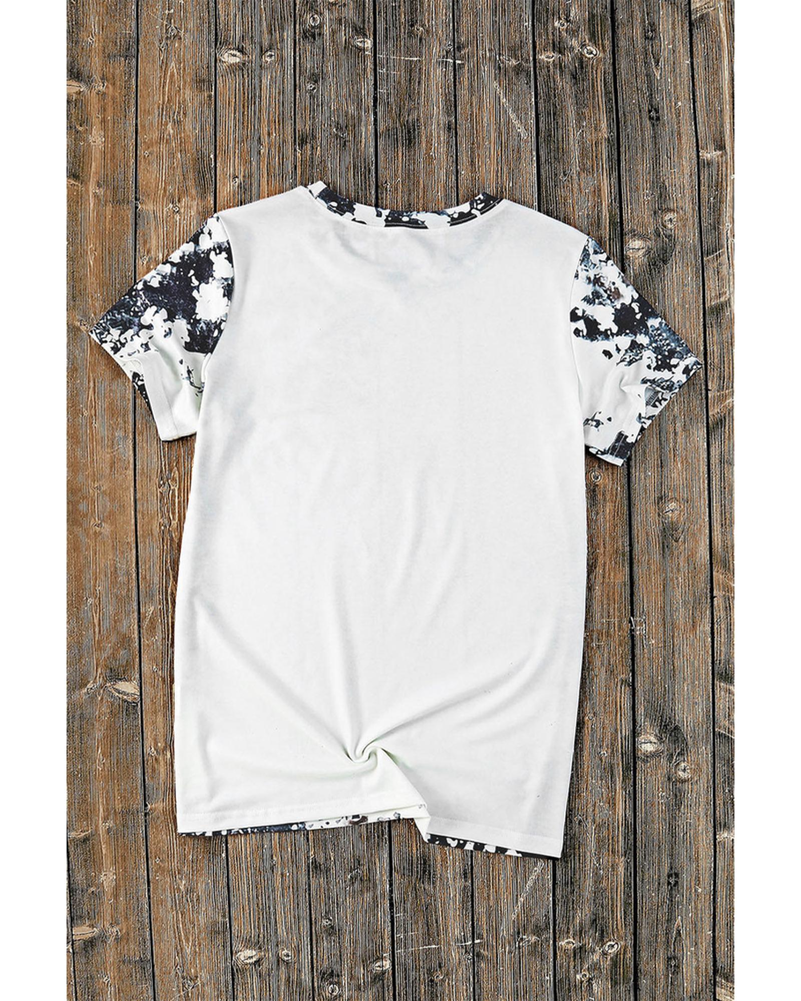 Azura Exchange Dyed Bleached T-Shirt - S