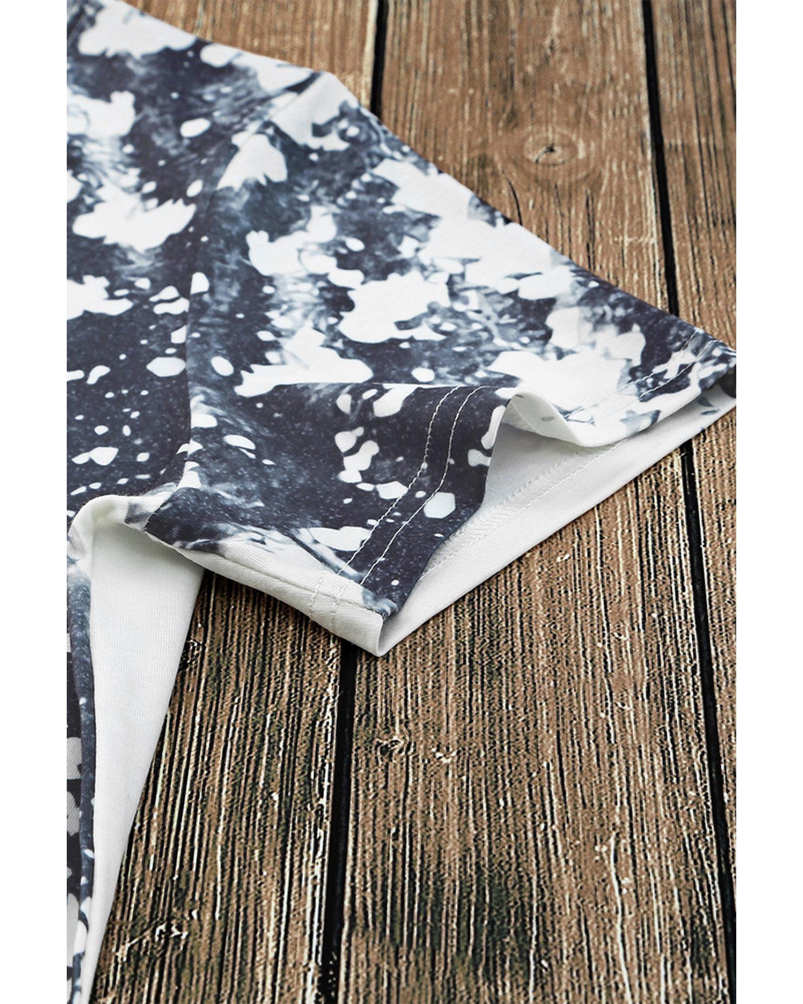 Azura Exchange Dyed Bleached T-Shirt - S