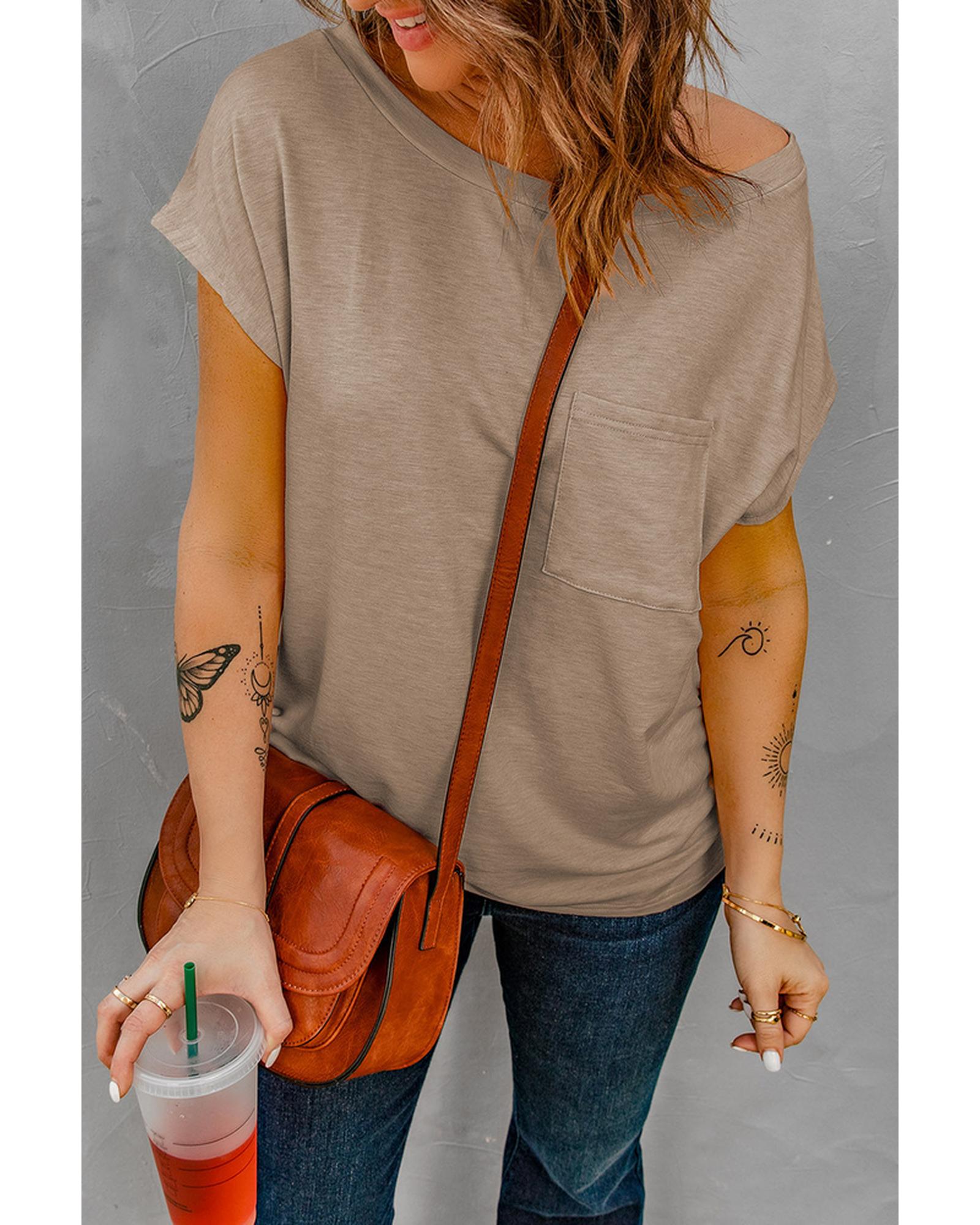 Azura Exchange Side Slit Pocketed Tee - 2XL