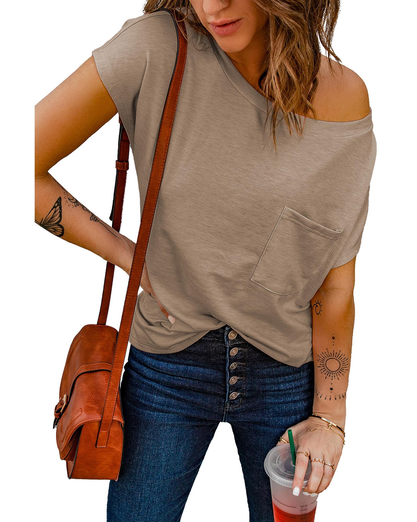 Azura Exchange Side Slit Pocketed Tee - 2XL