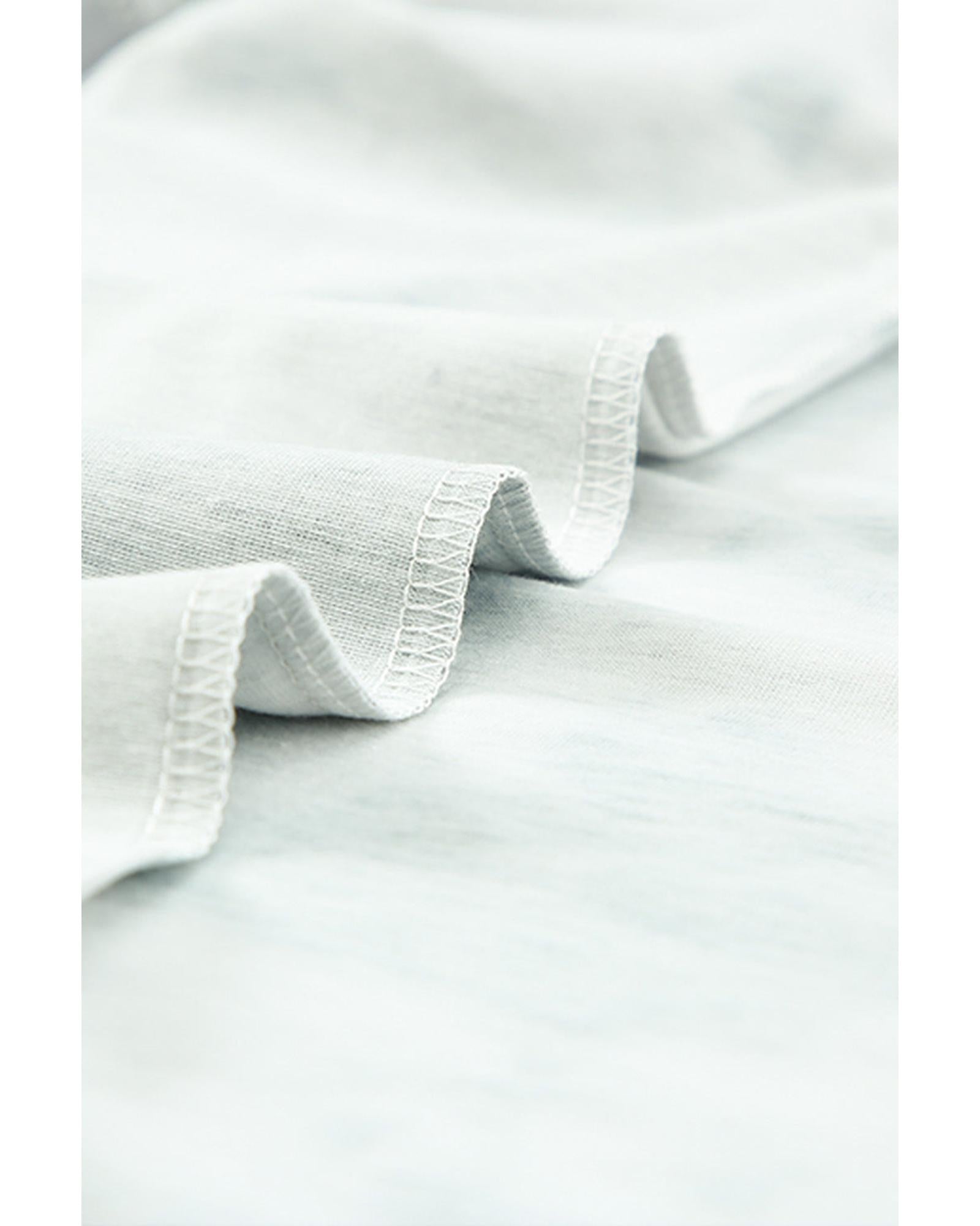 Azura Exchange V Neck Tie-dye T-shirt - XL