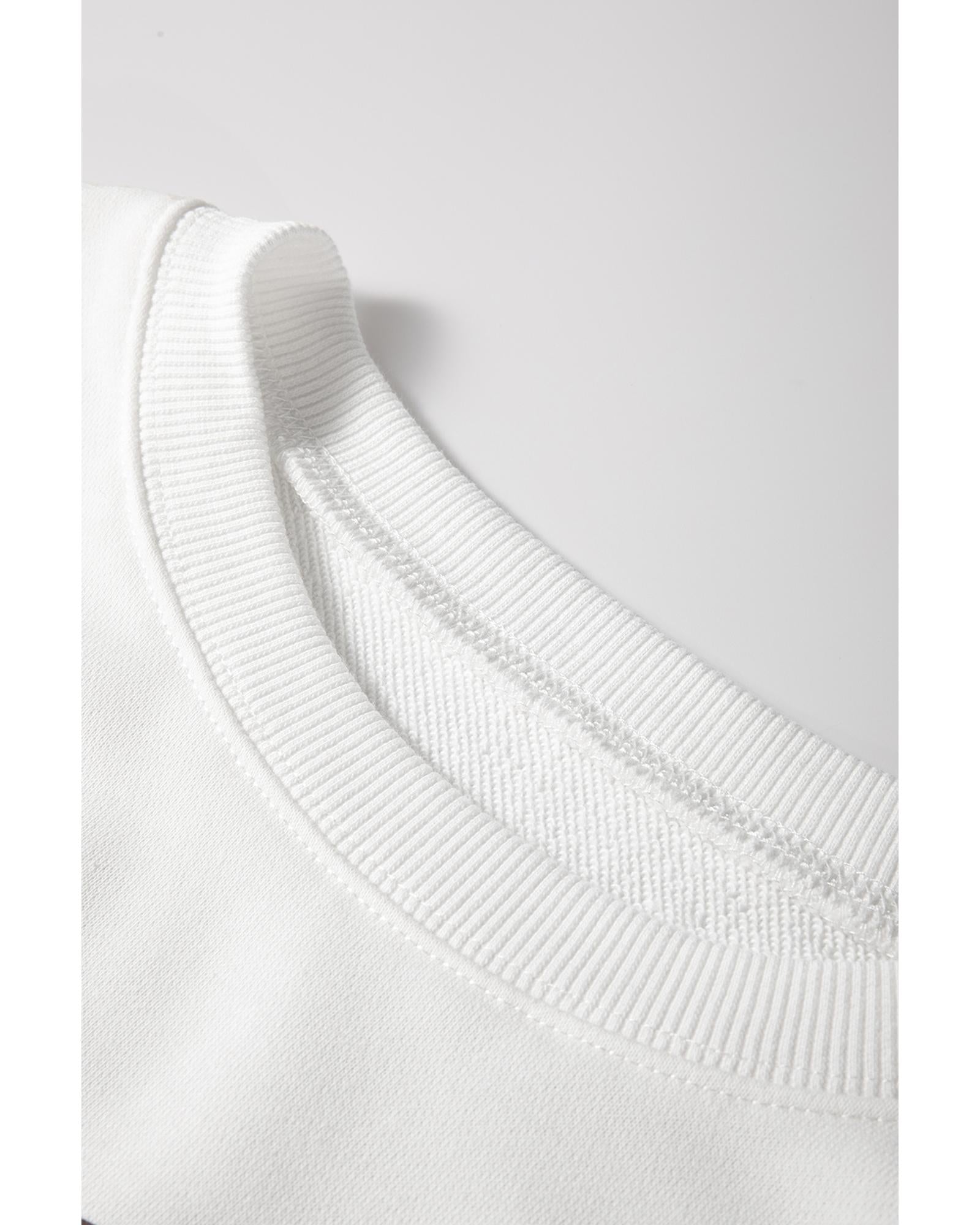 Beige JESUS CHRISH & PUMPKIN SPICE Graphic Drop Shoulder Sweatshirt - XL